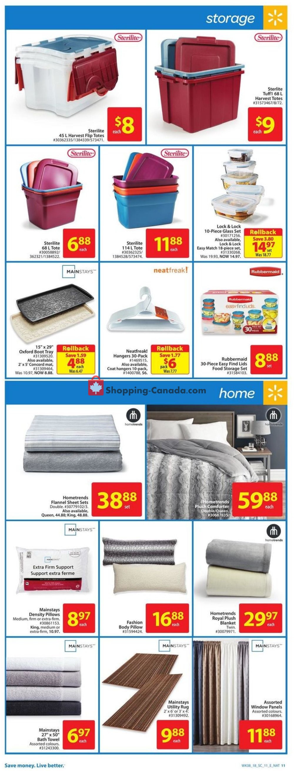 Walmart flyer from Thursday October 11, 2018 to Wednesday October 17, 2018 - page 21