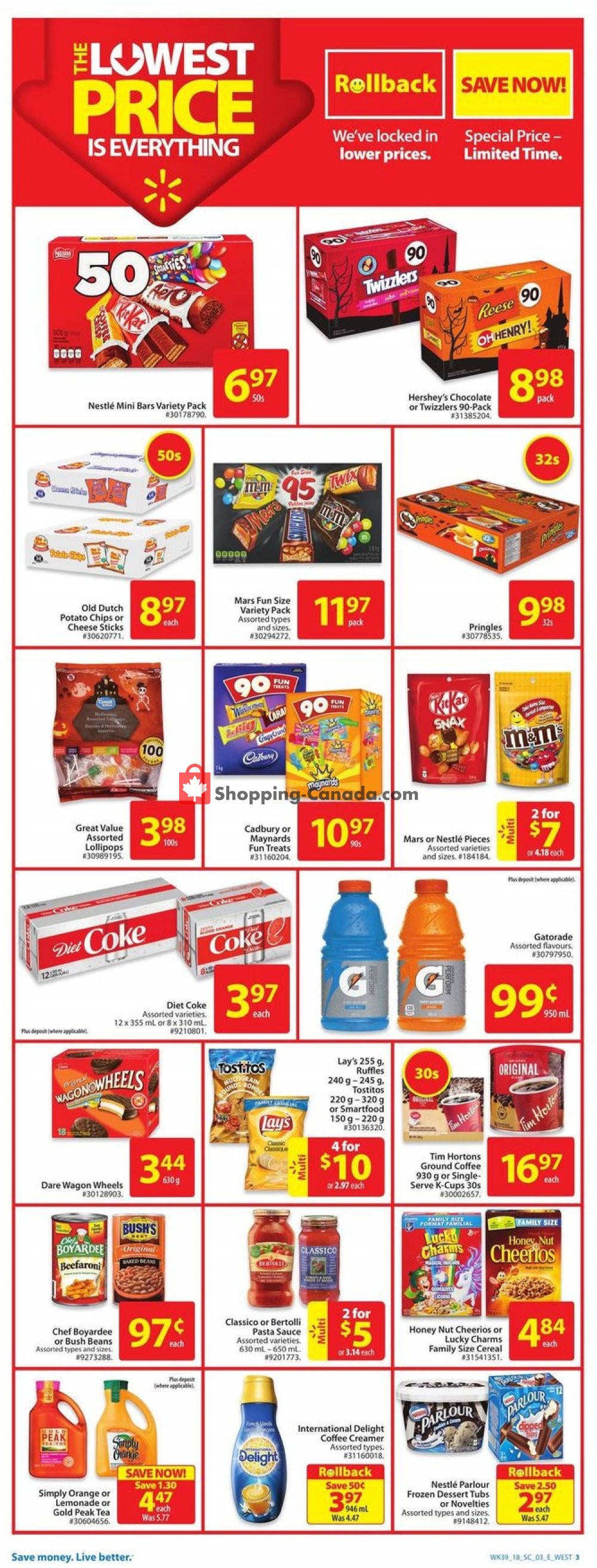 Walmart flyer from Thursday October 18, 2018 to Wednesday October 24, 2018 - page 4
