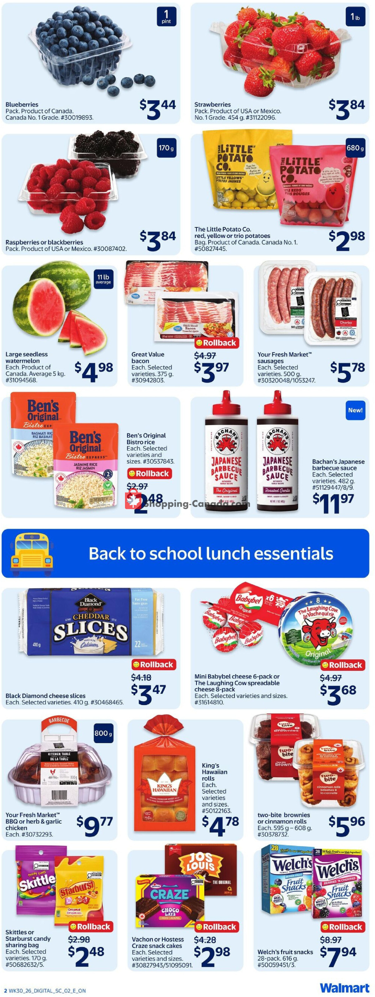 Walmart flyer from Thursday August 20, 2026 to Wednesday August 26, 2026 - page 3