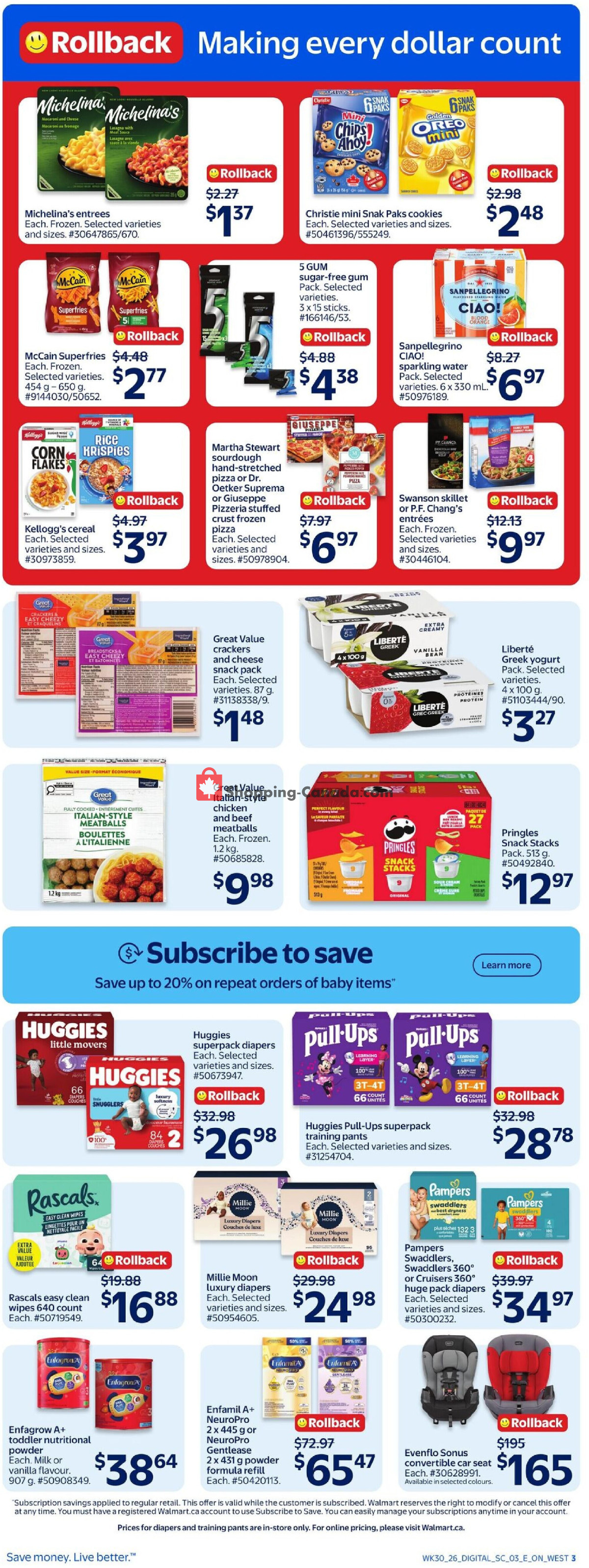Walmart flyer from Thursday August 20, 2026 to Wednesday August 26, 2026 - page 4