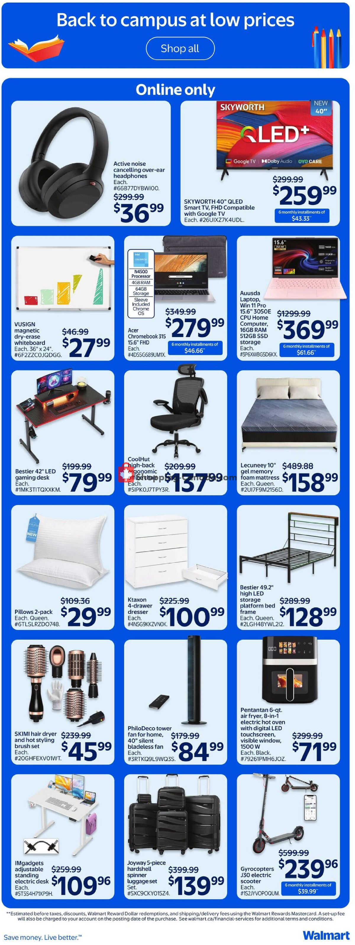 Walmart flyer from Thursday August 20, 2026 to Wednesday August 26, 2026 - page 6