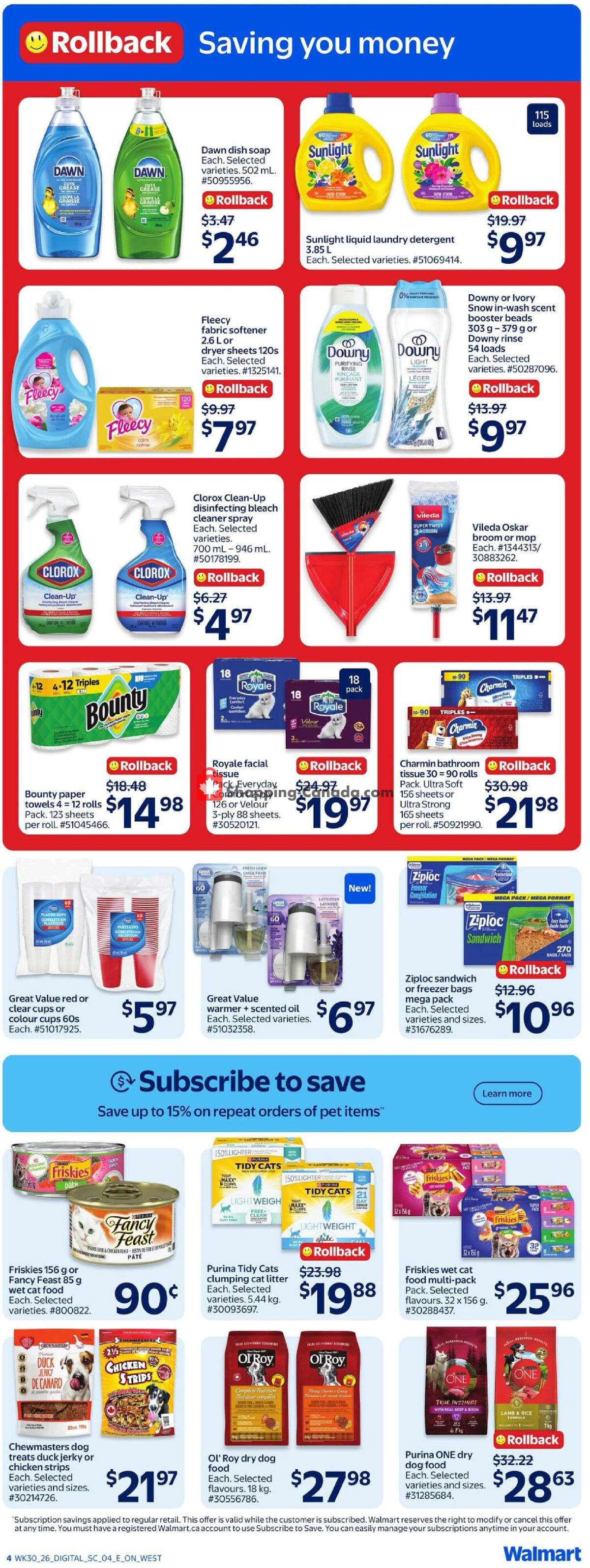 Walmart flyer from Thursday August 20, 2026 to Wednesday August 26, 2026 - page 7