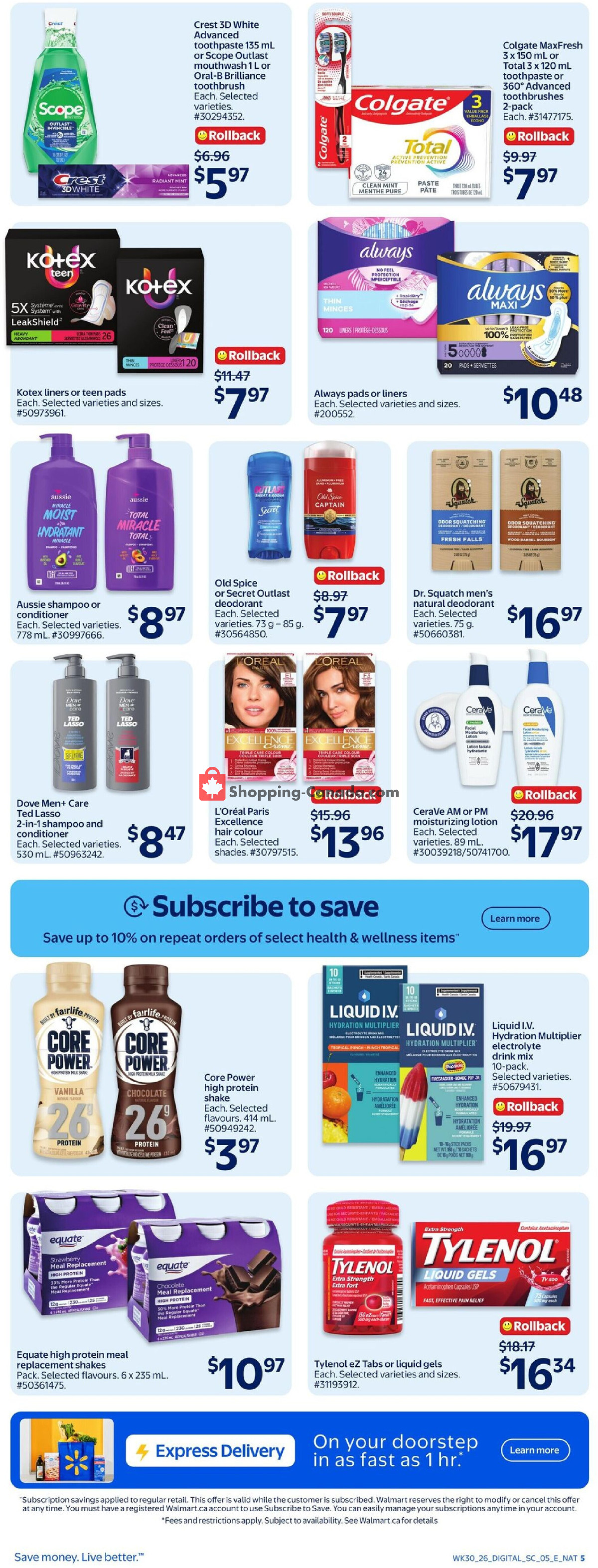 Walmart flyer from Thursday August 20, 2026 to Wednesday August 26, 2026 - page 8