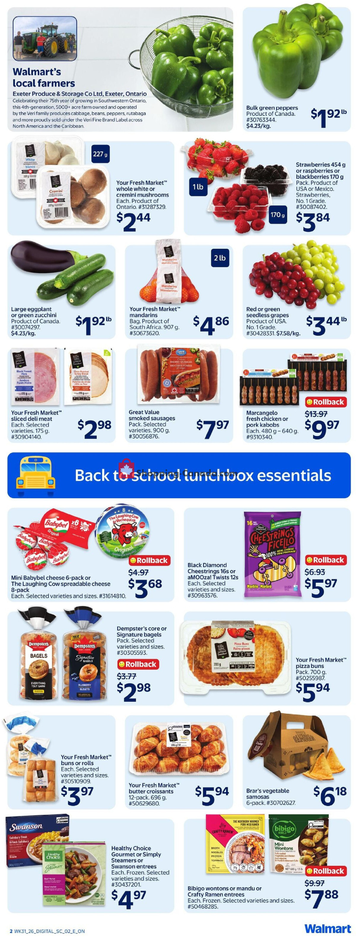 Walmart flyer from Thursday August 27, 2026 to Wednesday September 2, 2026 - page 6