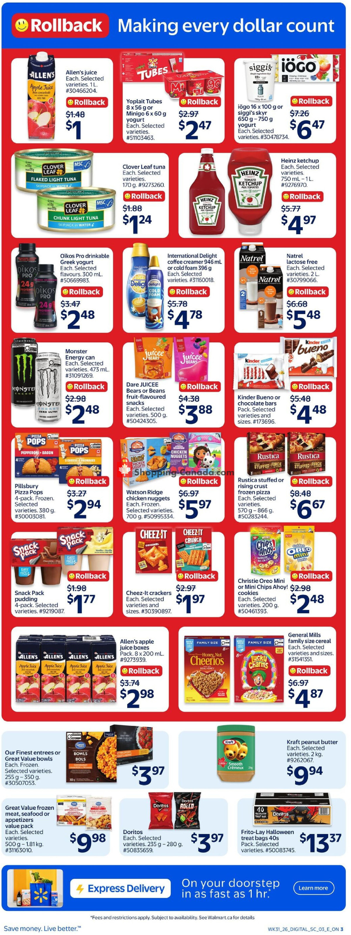 Walmart flyer from Thursday August 27, 2026 to Wednesday September 2, 2026 - page 7