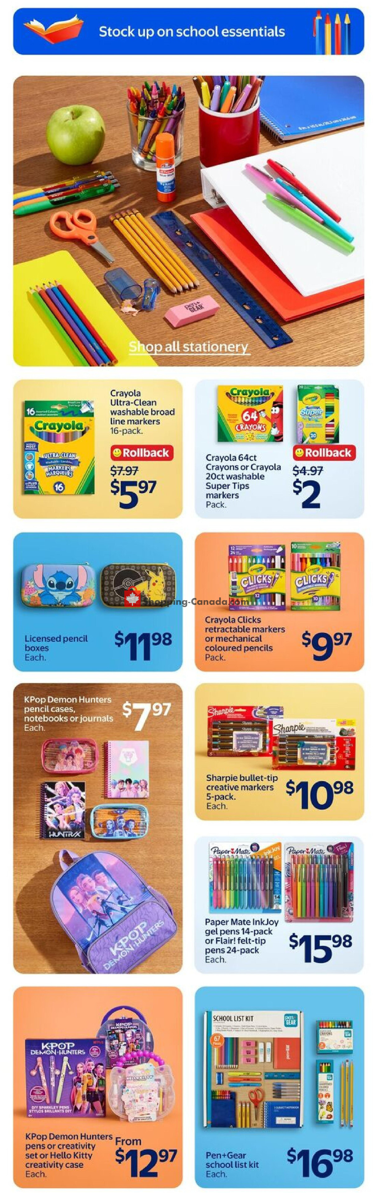 Walmart flyer from Thursday August 6, 2026 to Wednesday August 12, 2026 - page 14