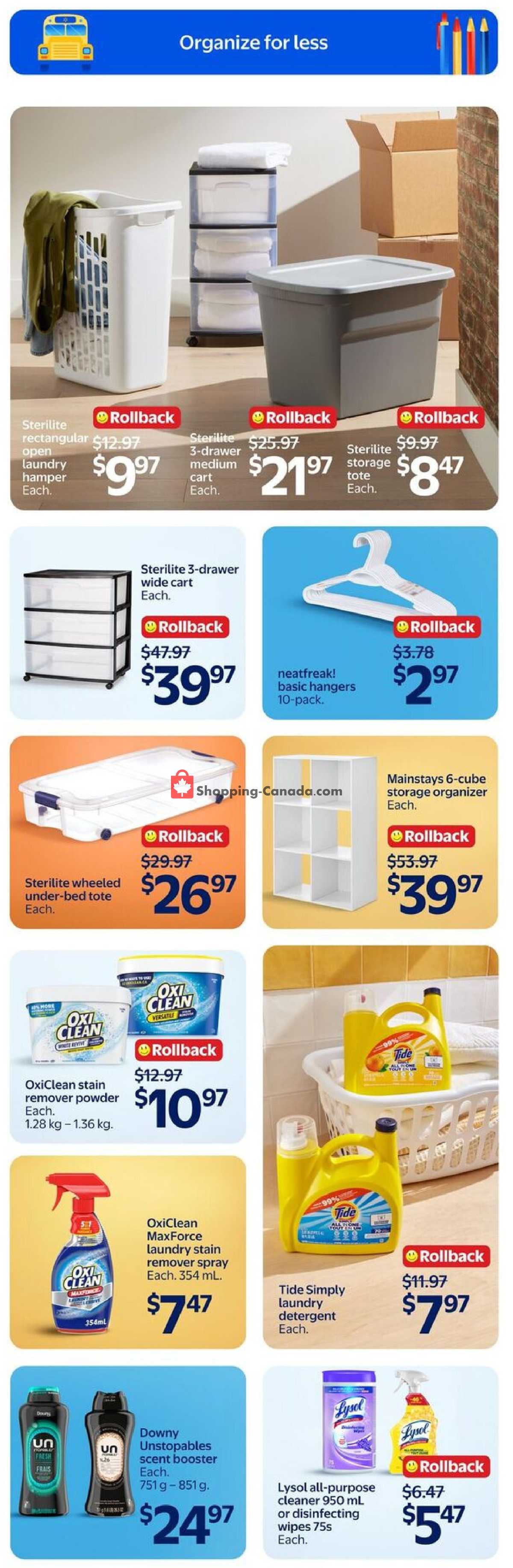 Walmart flyer from Thursday August 6, 2026 to Wednesday August 12, 2026 - page 21