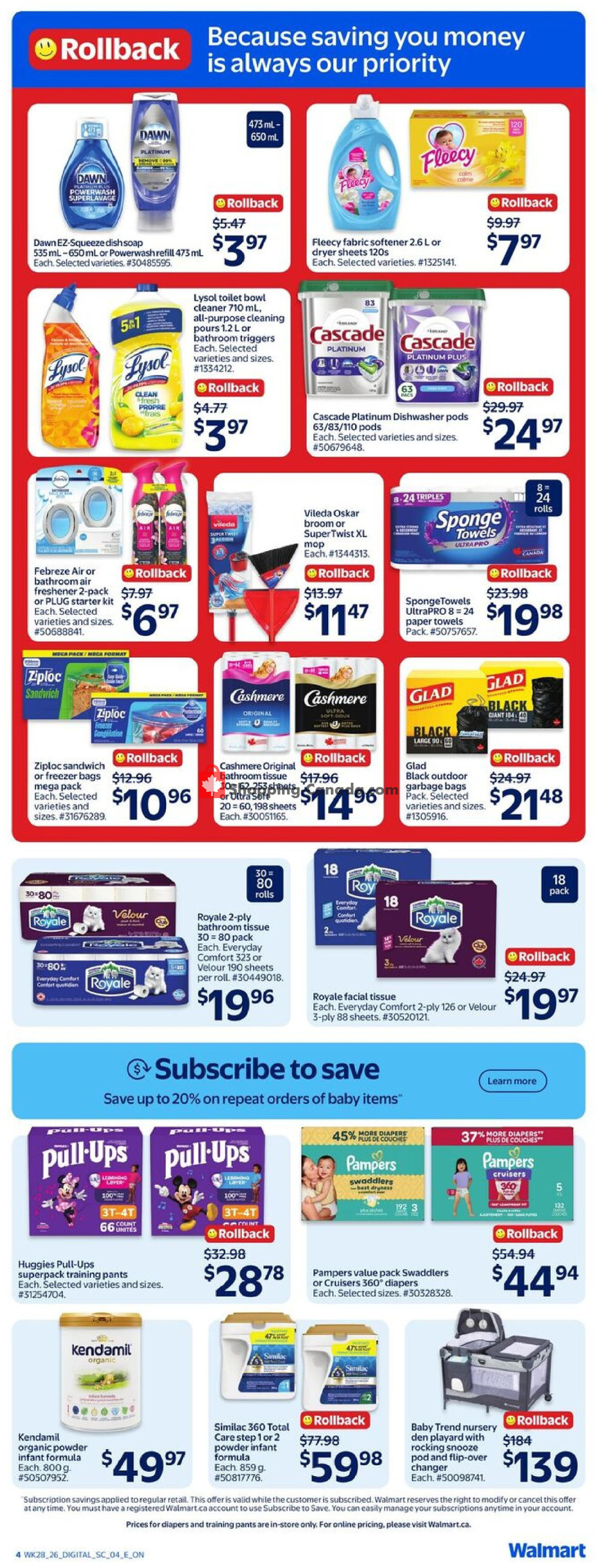 Walmart flyer from Thursday August 6, 2026 to Wednesday August 12, 2026 - page 24