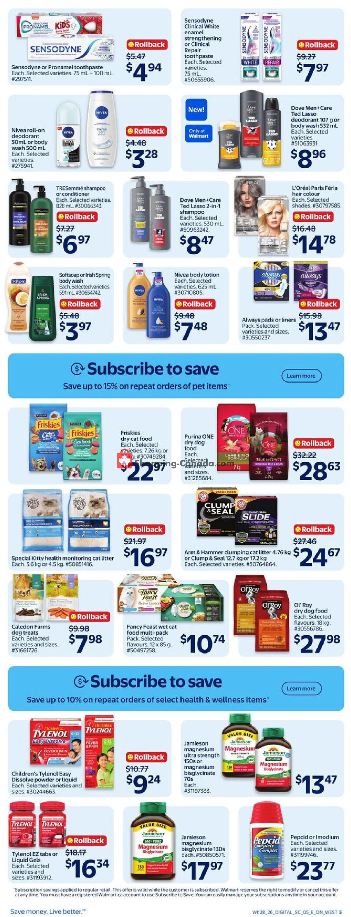 Walmart flyer from Thursday August 6, 2026 to Wednesday August 12, 2026 - page 26