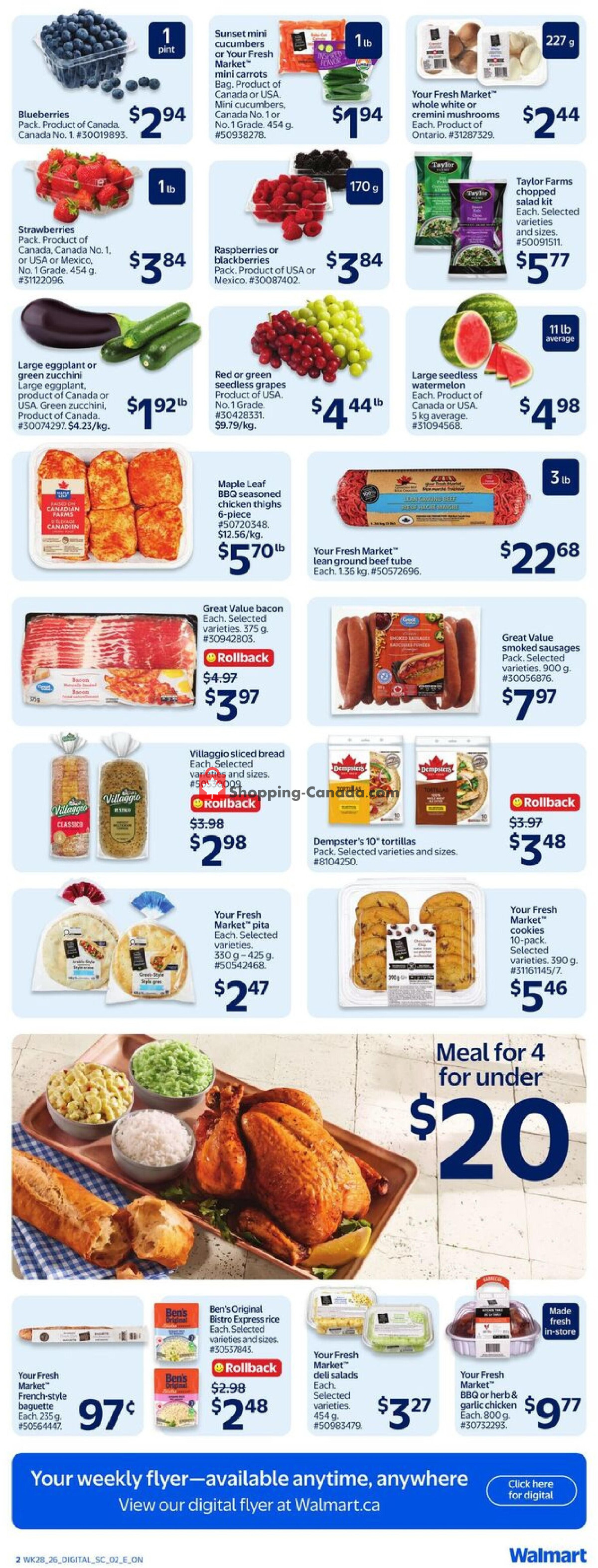 Walmart flyer from Thursday August 6, 2026 to Wednesday August 12, 2026 - page 3
