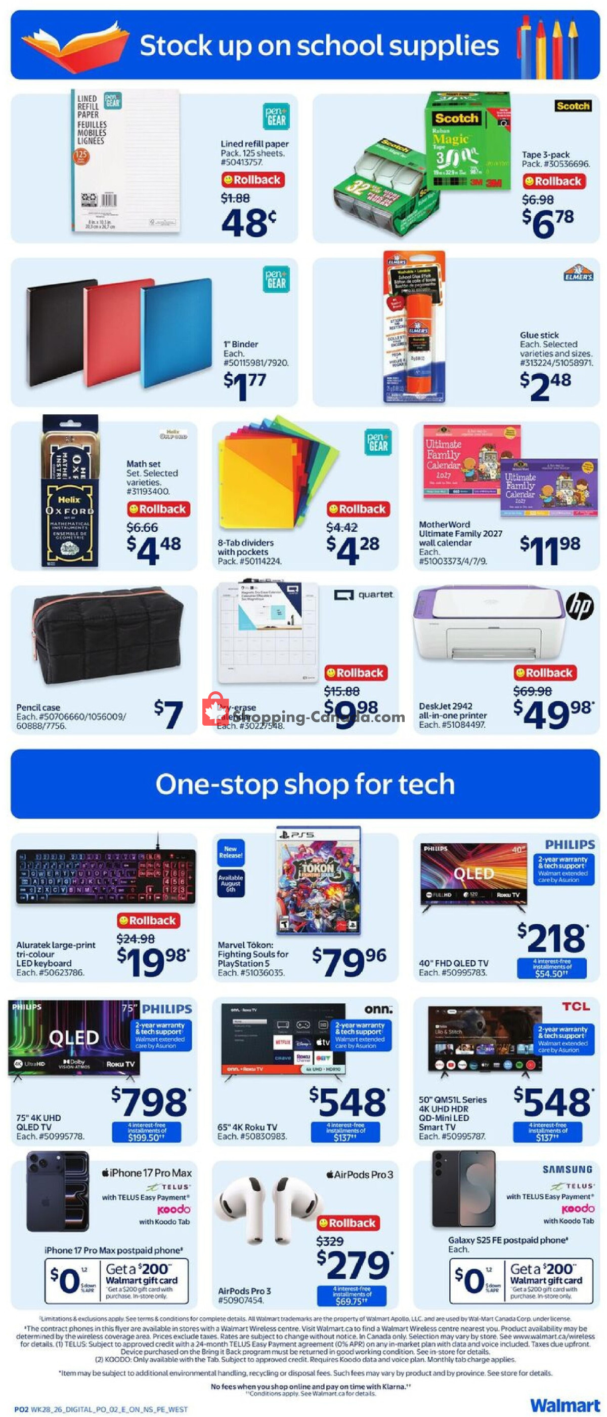 Walmart flyer from Thursday August 6, 2026 to Wednesday August 12, 2026 - page 7