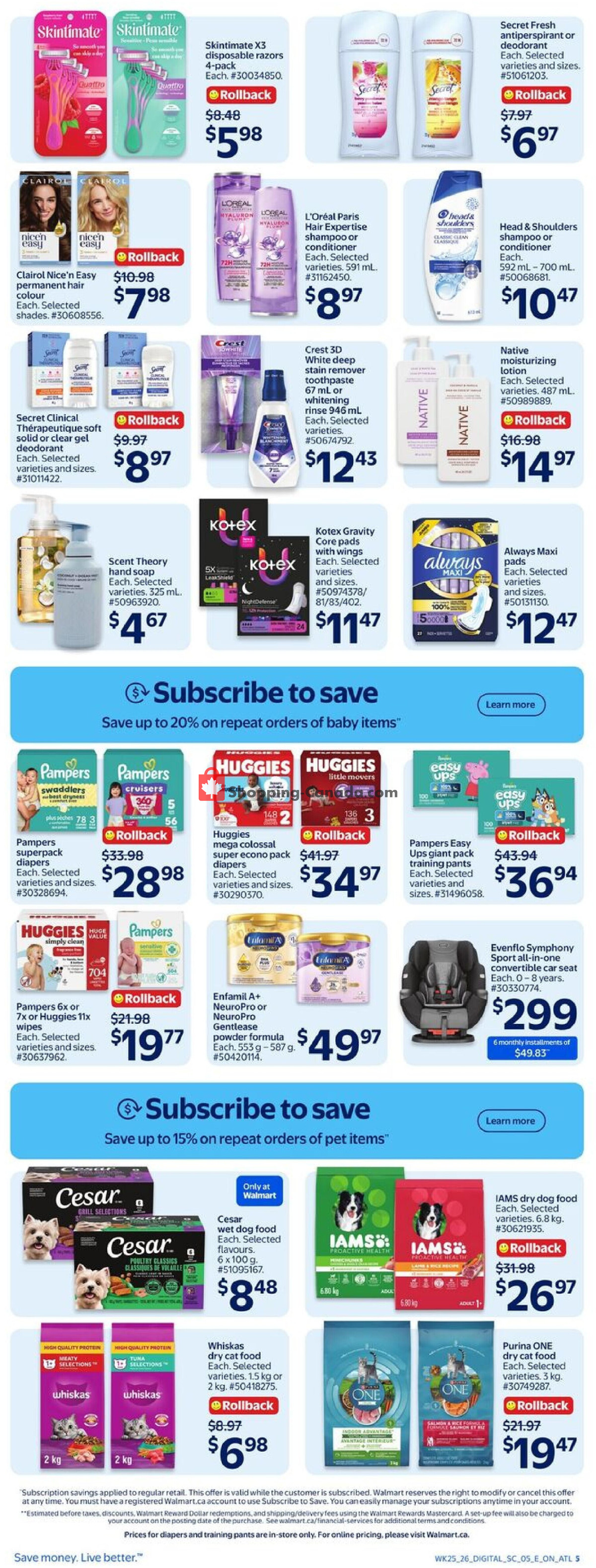 Walmart flyer from Thursday July 16, 2026 to Wednesday July 22, 2026 - page 7