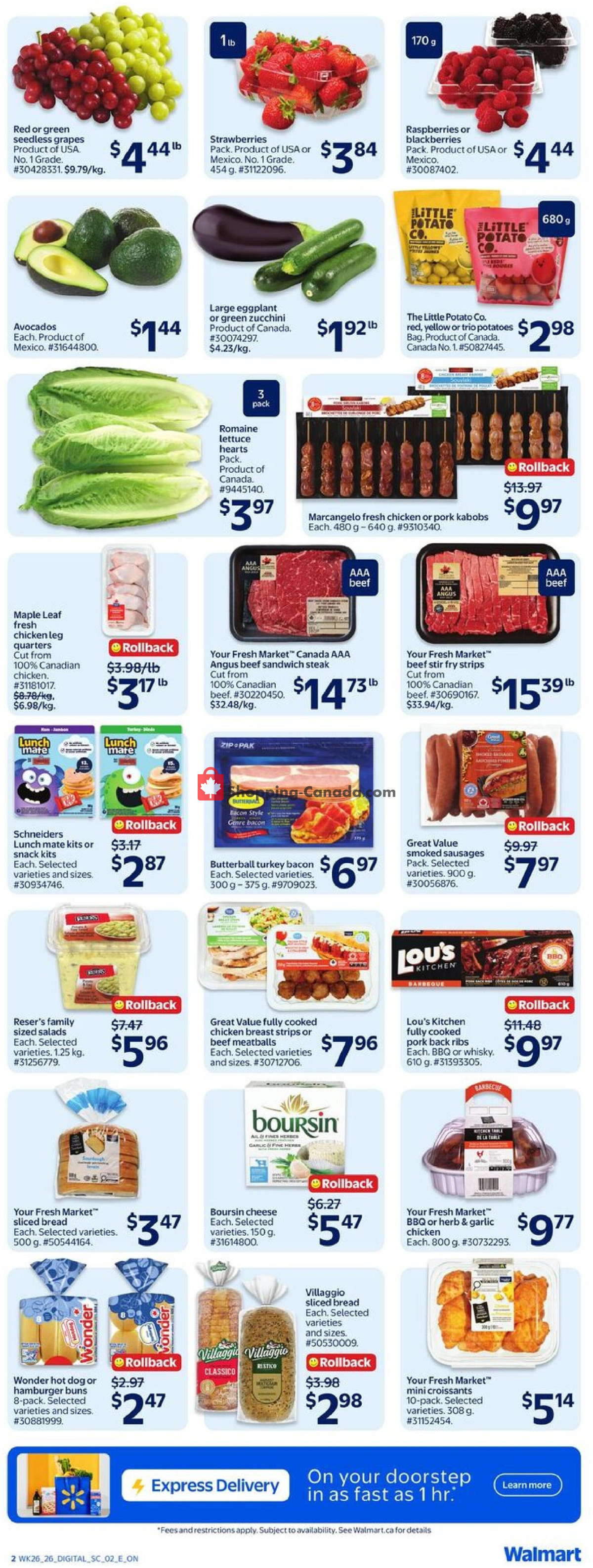 Walmart flyer from Thursday July 23, 2026 to Wednesday July 29, 2026 - page 3