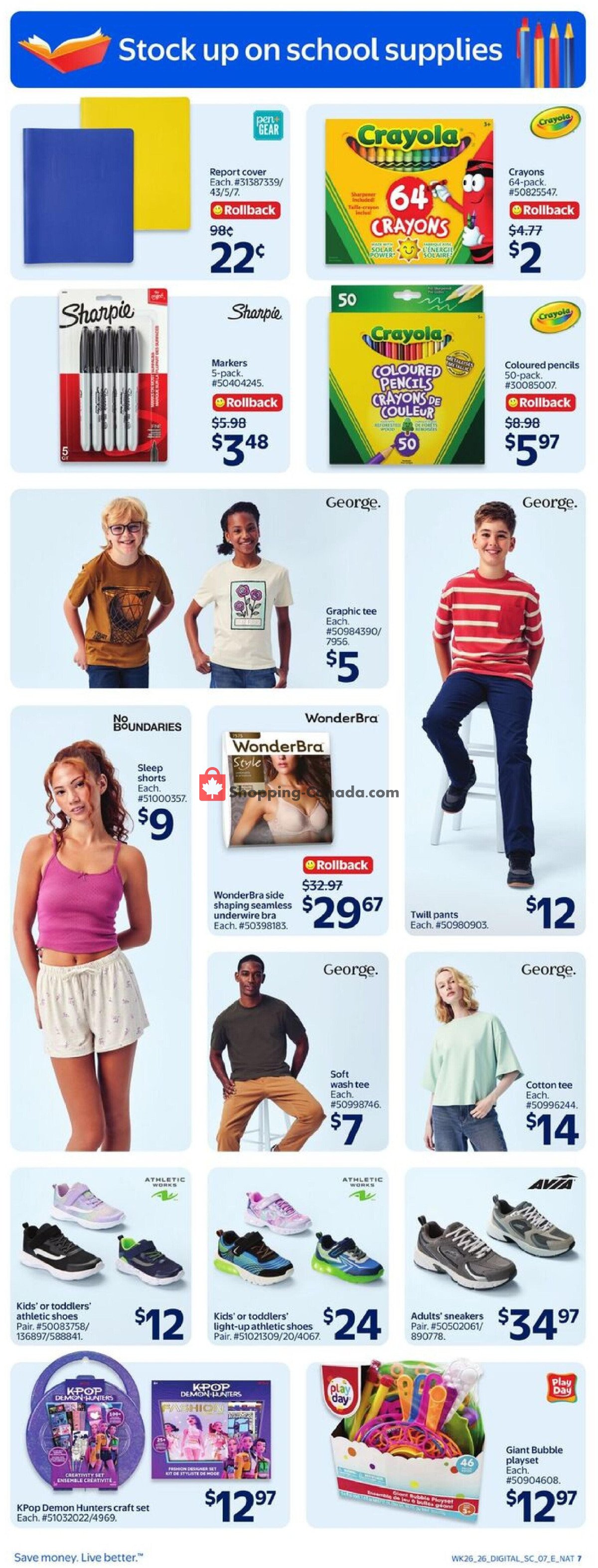 Walmart flyer from Thursday July 23, 2026 to Wednesday July 29, 2026 - page 9