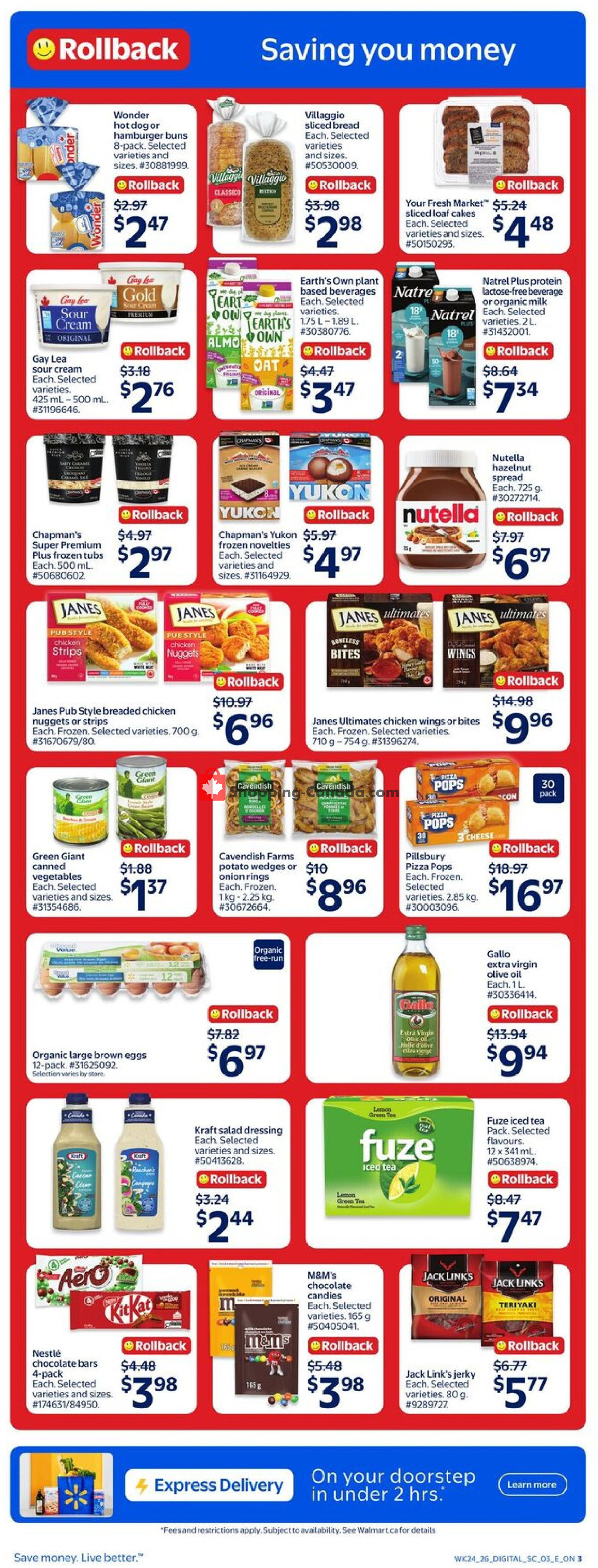 Walmart flyer from Thursday July 9, 2026 to Wednesday July 15, 2026 - page 6
