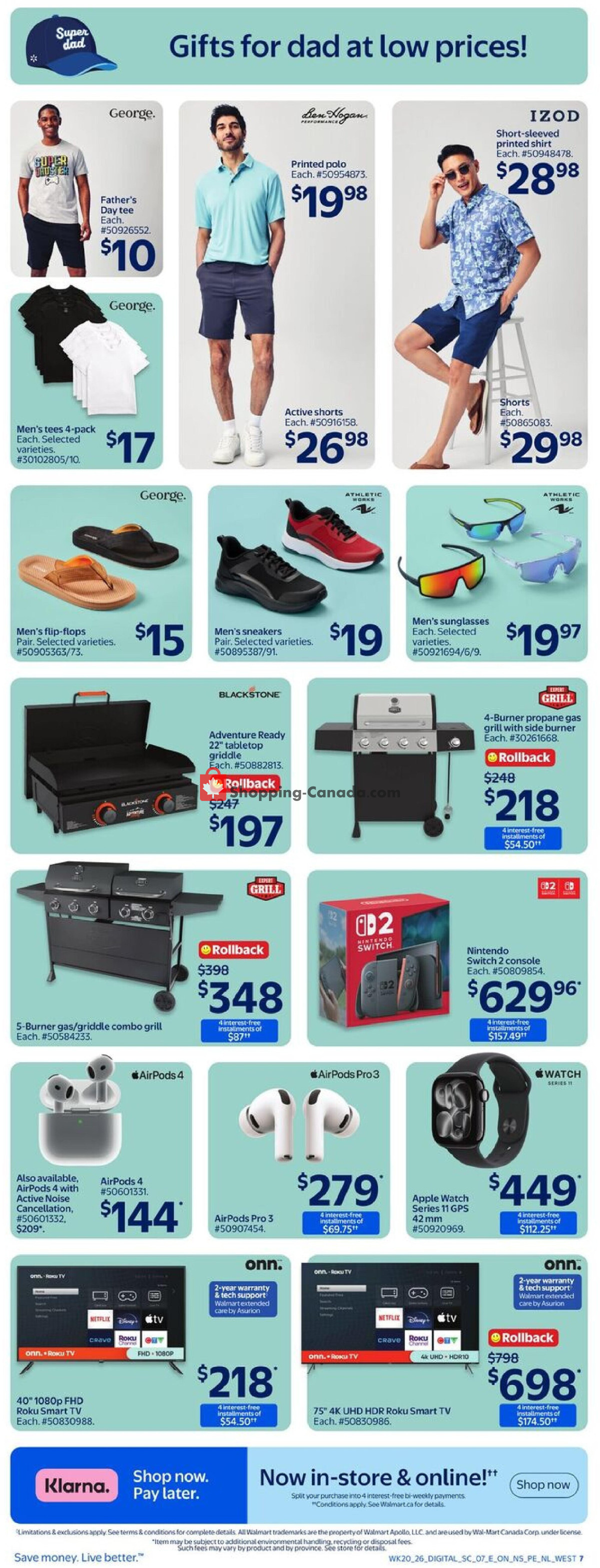 Walmart flyer from Thursday June 11, 2026 to Wednesday June 17, 2026 - page 10