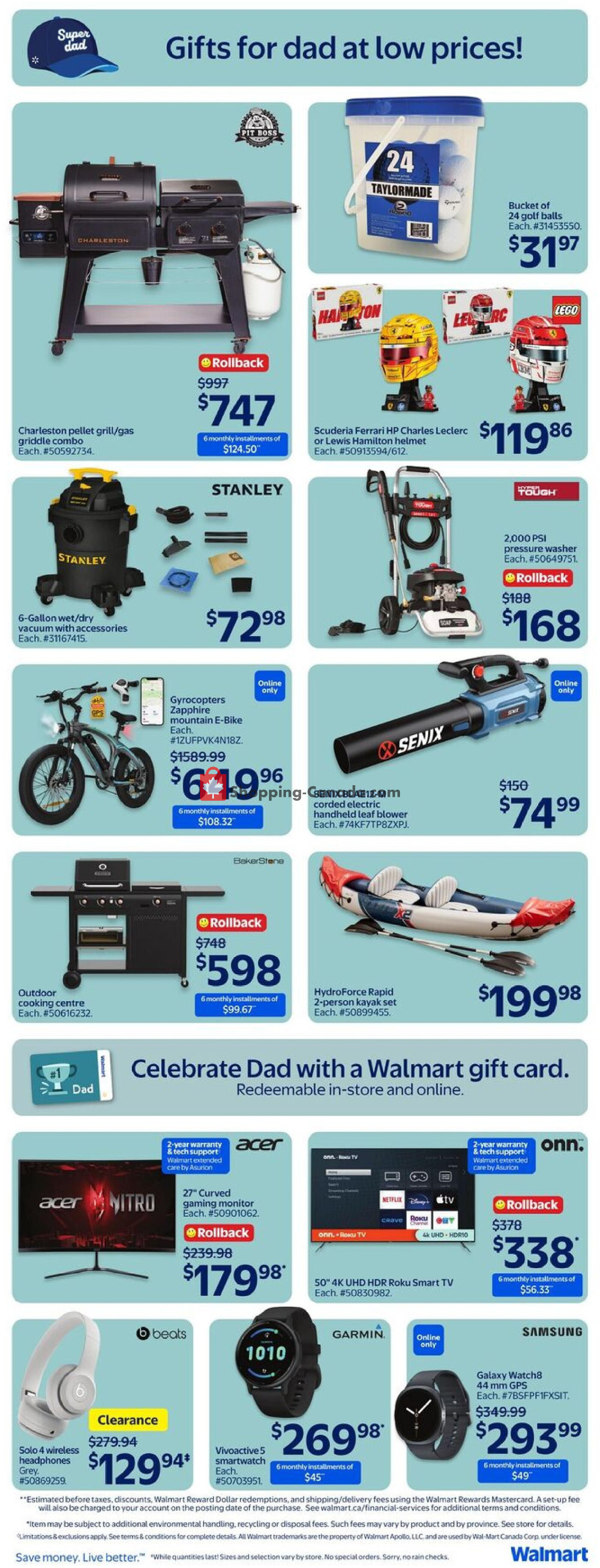 Walmart flyer from Thursday June 11, 2026 to Wednesday June 17, 2026 - page 13