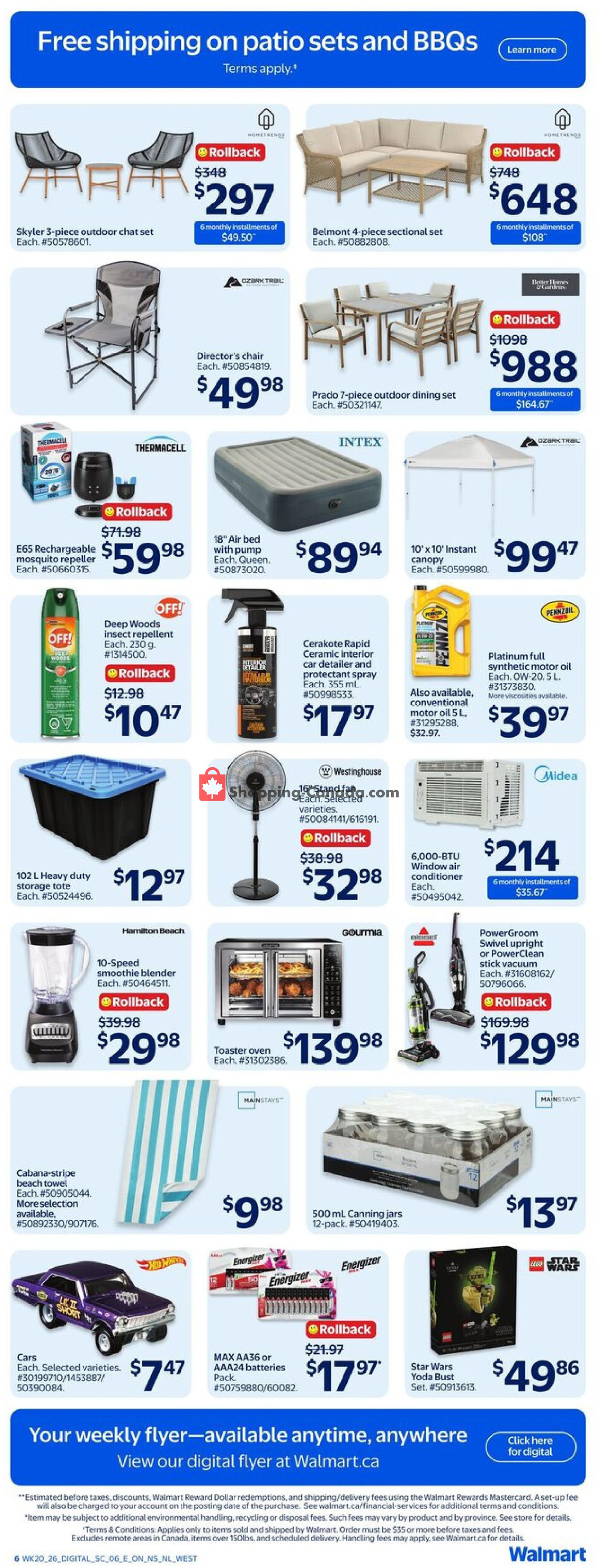 Walmart flyer from Thursday June 11, 2026 to Wednesday June 17, 2026 - page 9