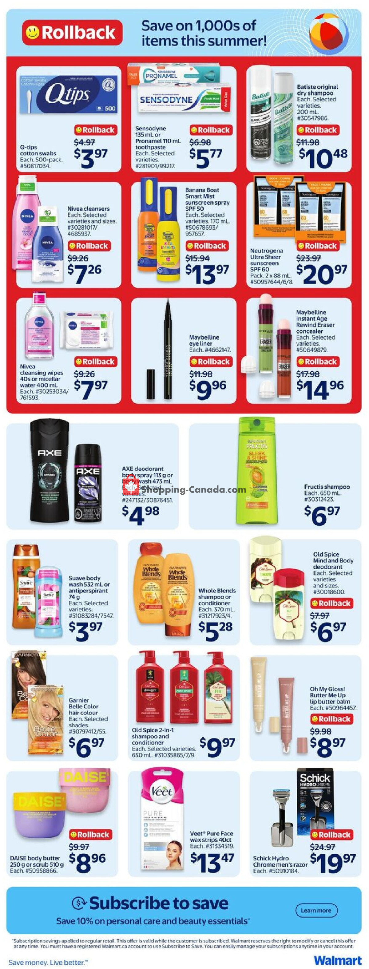 Walmart flyer from Thursday June 18, 2026 to Wednesday June 24, 2026 - page 16