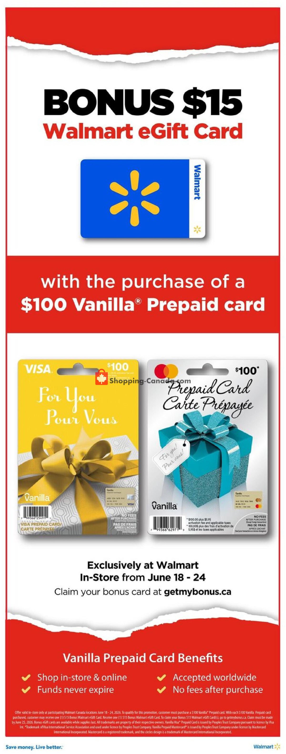 Walmart flyer from Thursday June 18, 2026 to Wednesday June 24, 2026 - page 23