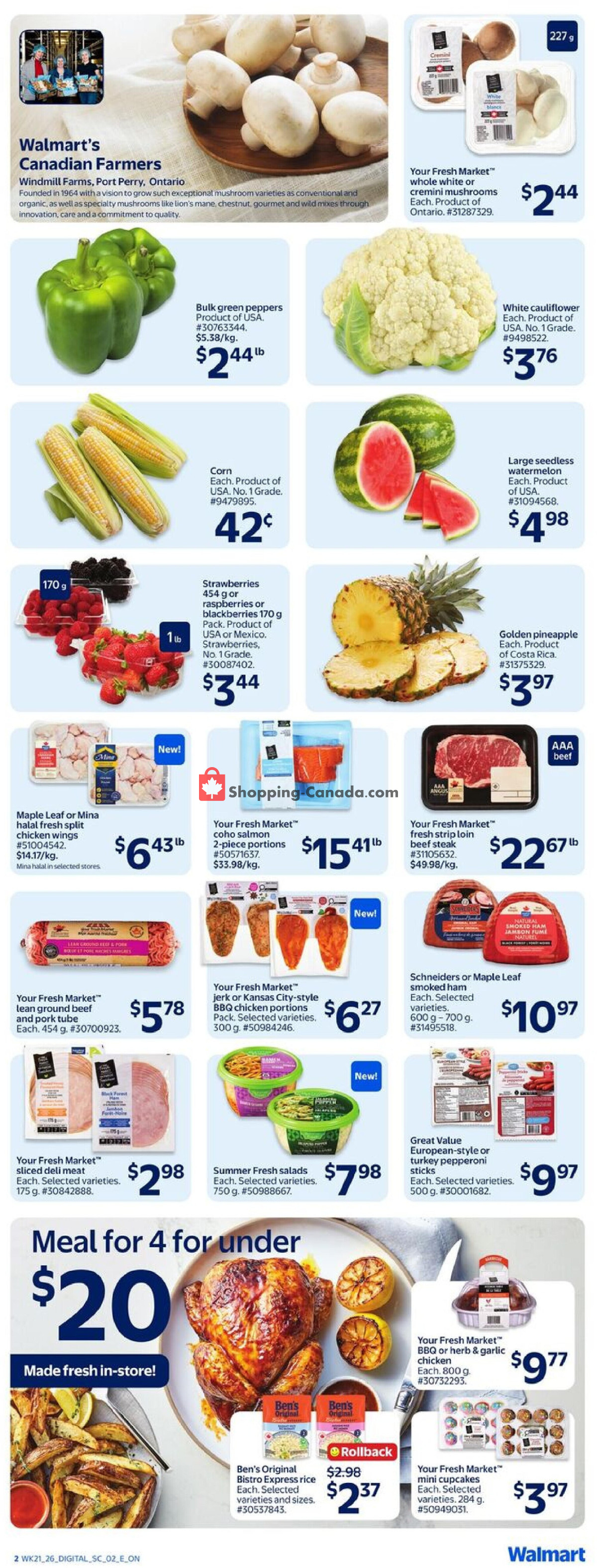 Walmart flyer from Thursday June 18, 2026 to Wednesday June 24, 2026 - page 4
