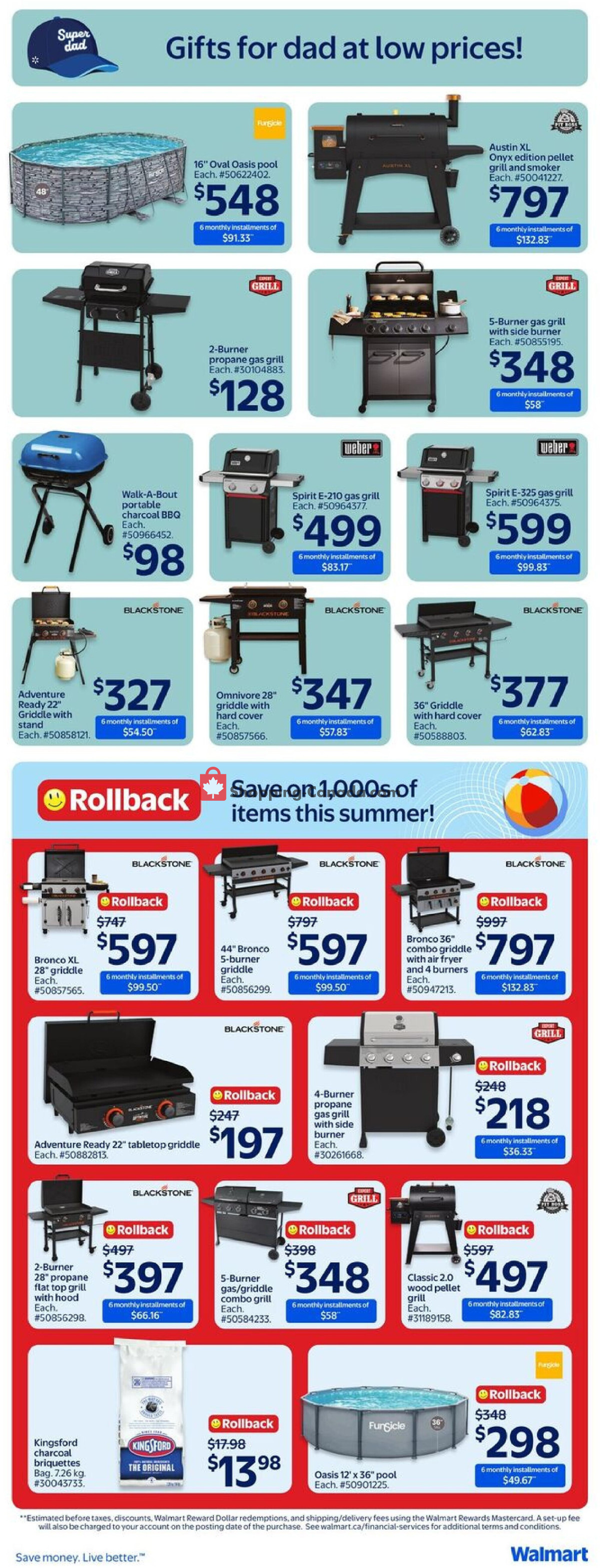 Walmart flyer from Thursday June 18, 2026 to Wednesday June 24, 2026 - page 6