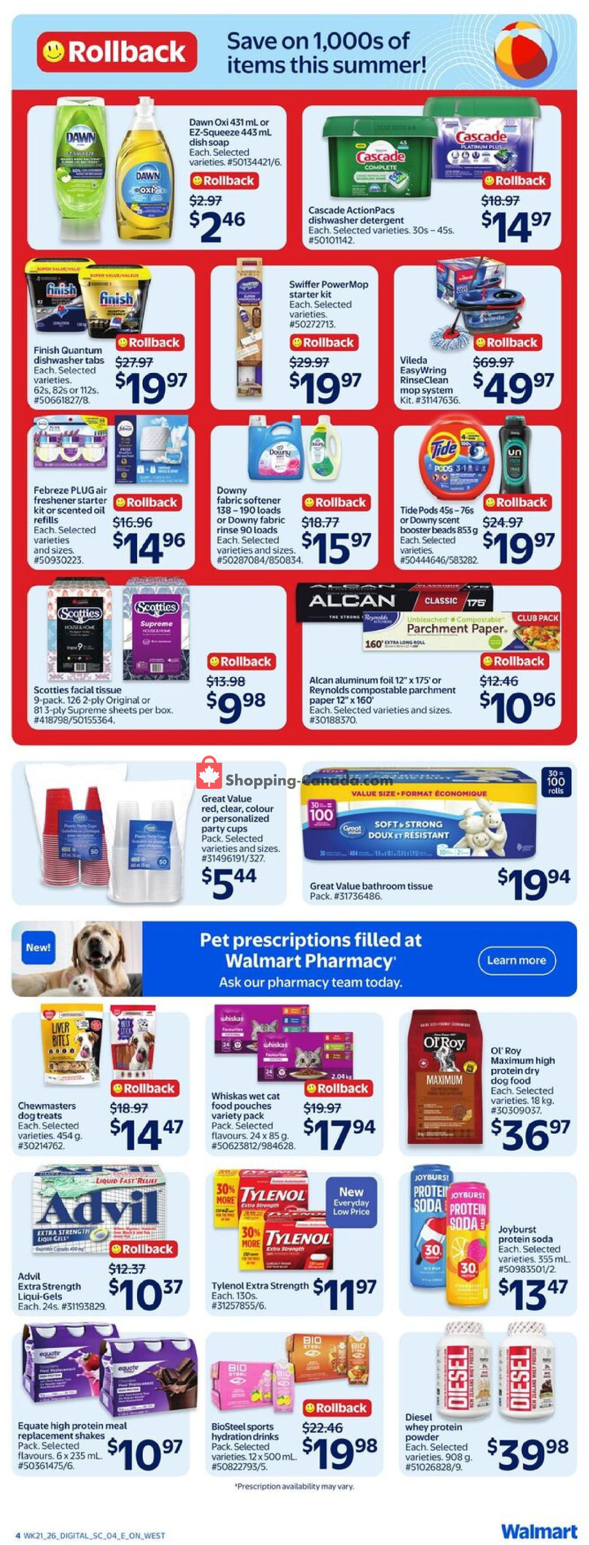 Walmart flyer from Thursday June 18, 2026 to Wednesday June 24, 2026 - page 9