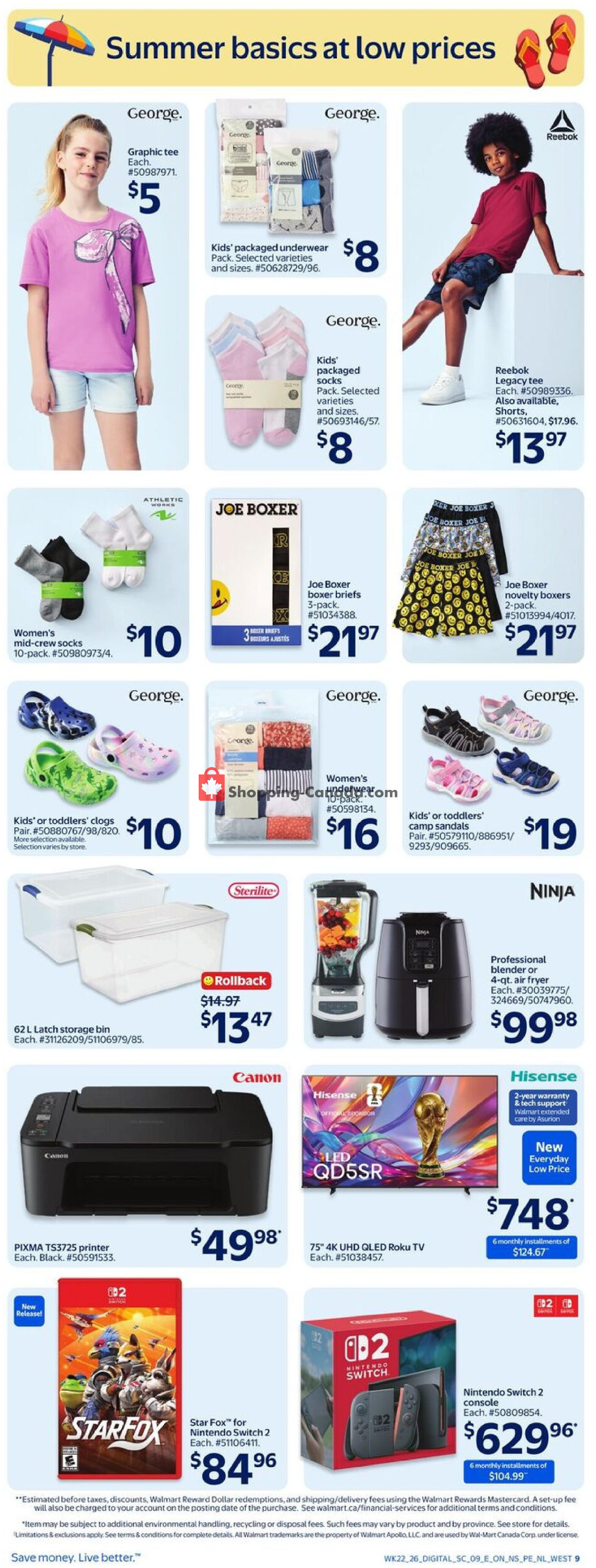 Walmart flyer from Thursday June 25, 2026 to Wednesday July 1, 2026 - page 10