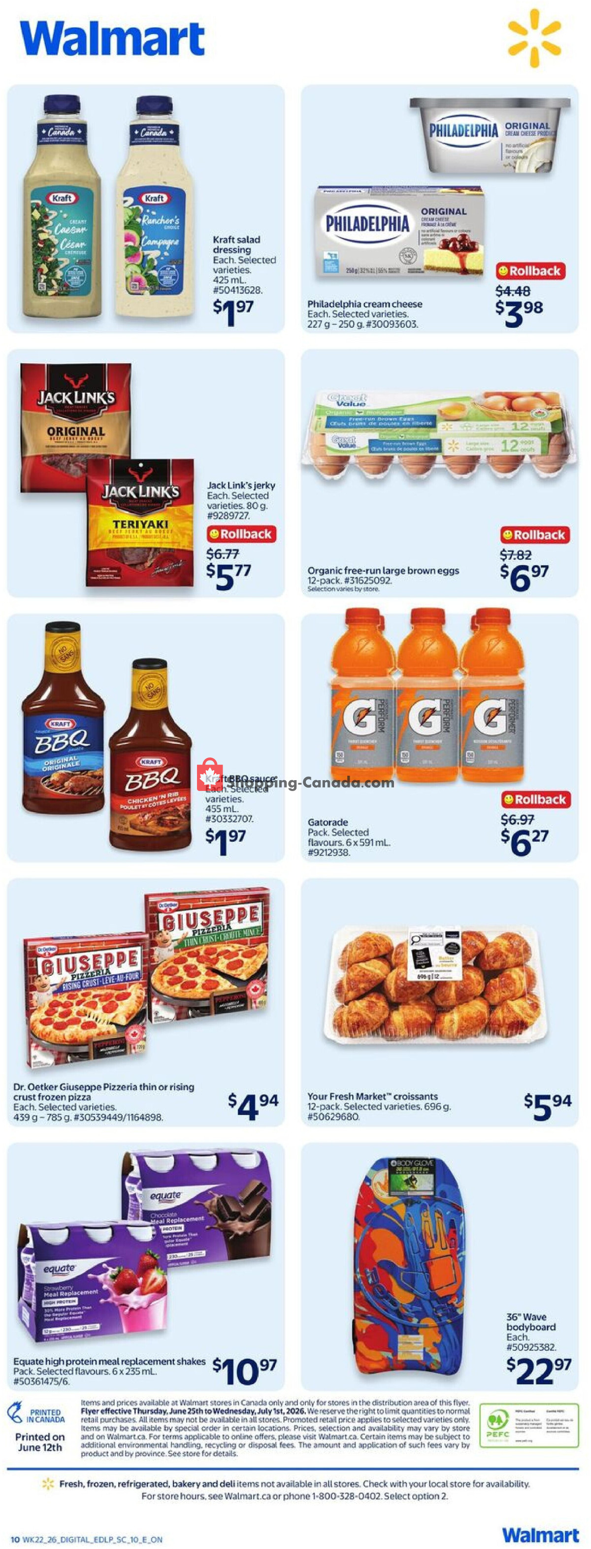 Walmart flyer from Thursday June 25, 2026 to Wednesday July 1, 2026 - page 4