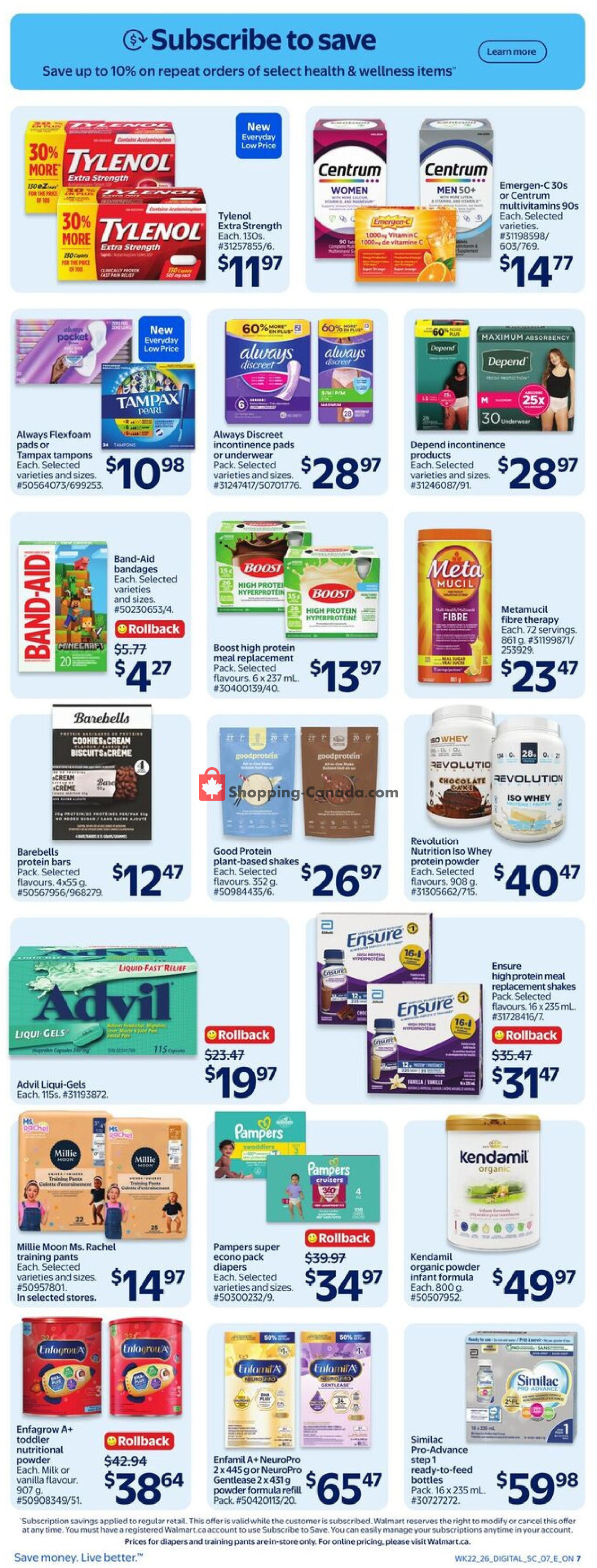 Walmart flyer from Thursday June 25, 2026 to Wednesday July 1, 2026 - page 8