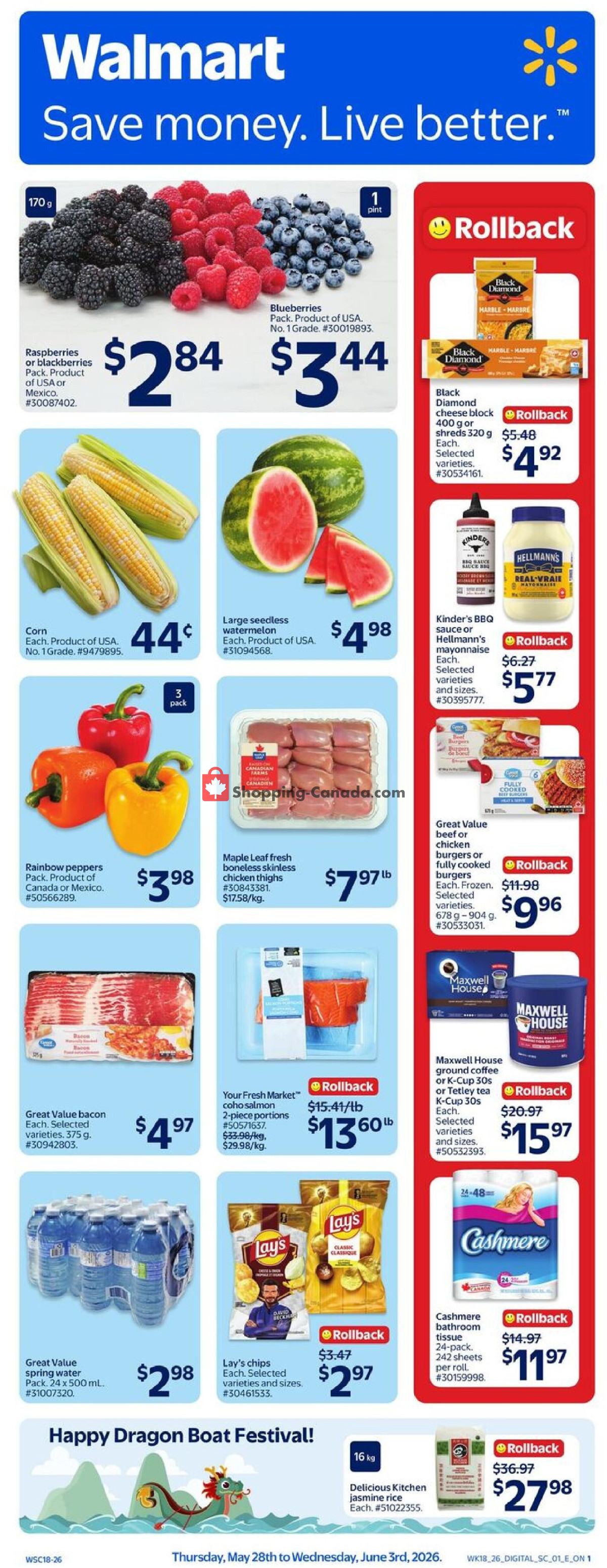 Walmart flyer from Thursday May 28, 2026 to Wednesday June 3, 2026 - page 6