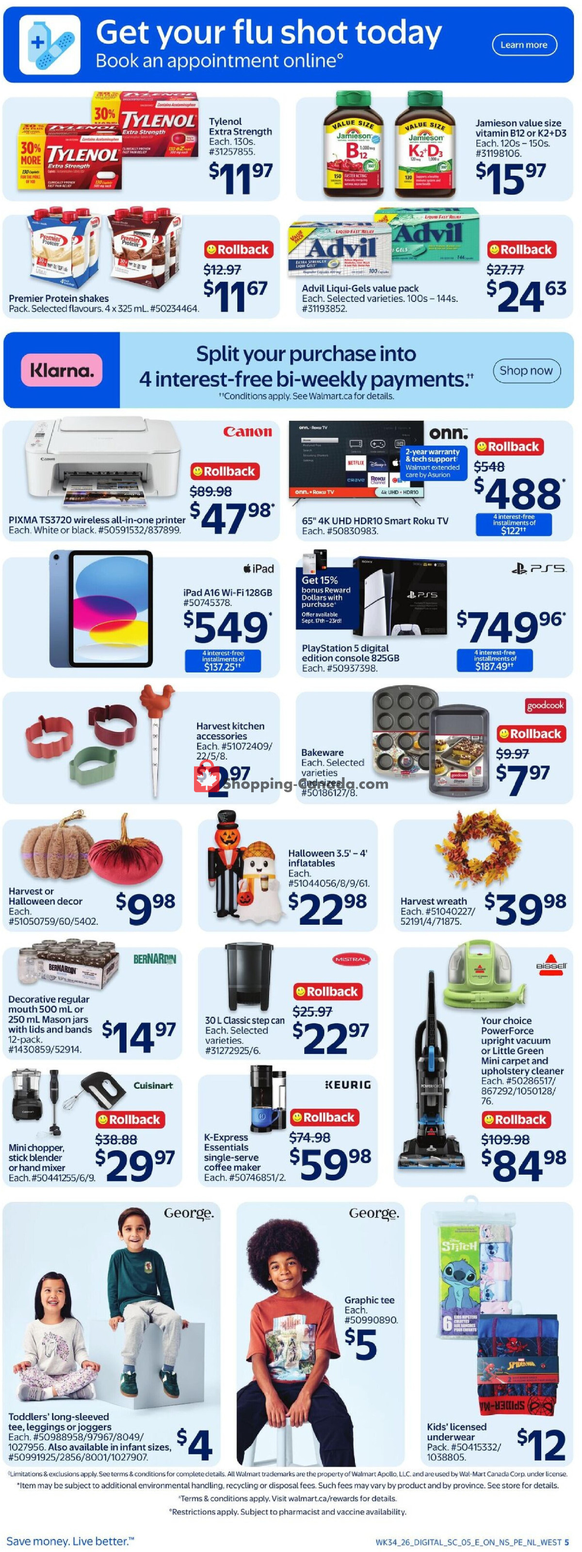Walmart flyer from Thursday September 17, 2026 to Wednesday September 23, 2026 - page 12