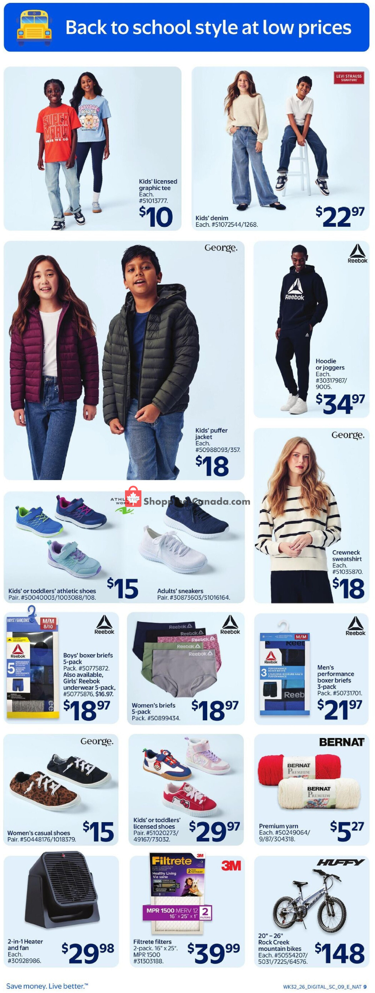 Walmart flyer from Thursday September 3, 2026 to Wednesday September 9, 2026 - page 14