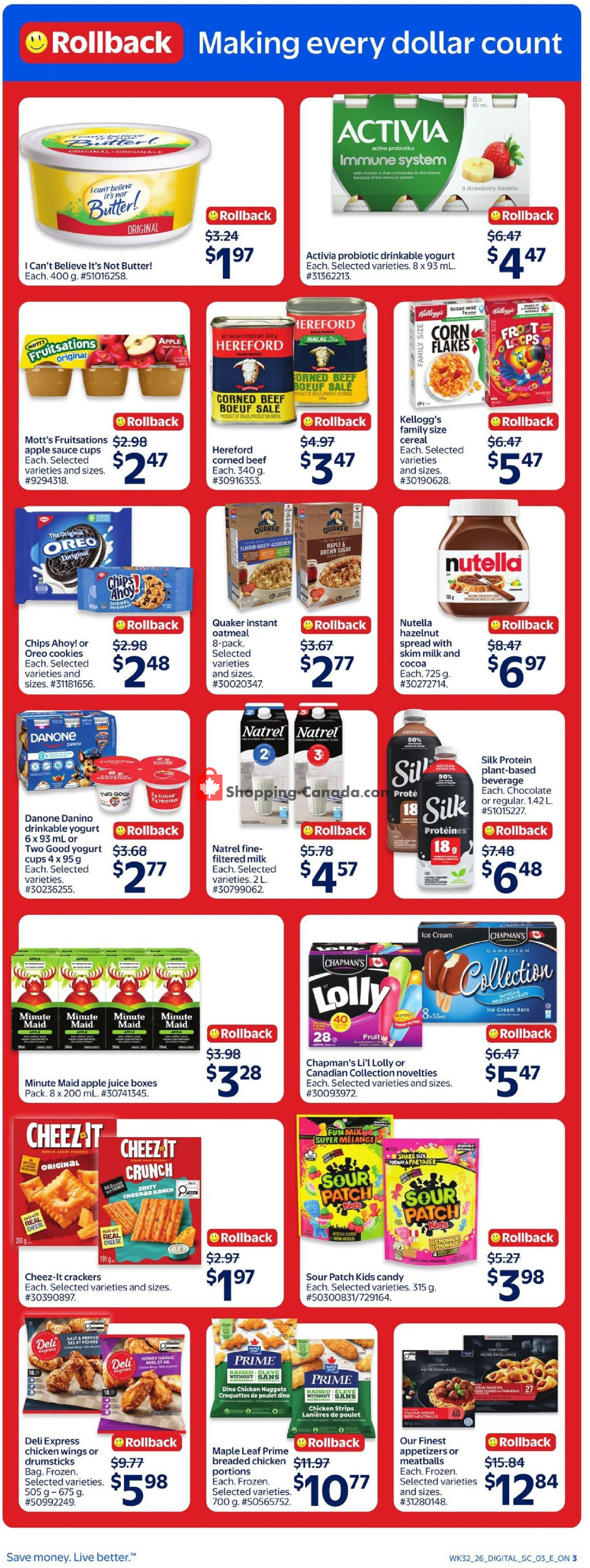 Walmart flyer from Thursday September 3, 2026 to Wednesday September 9, 2026 - page 7