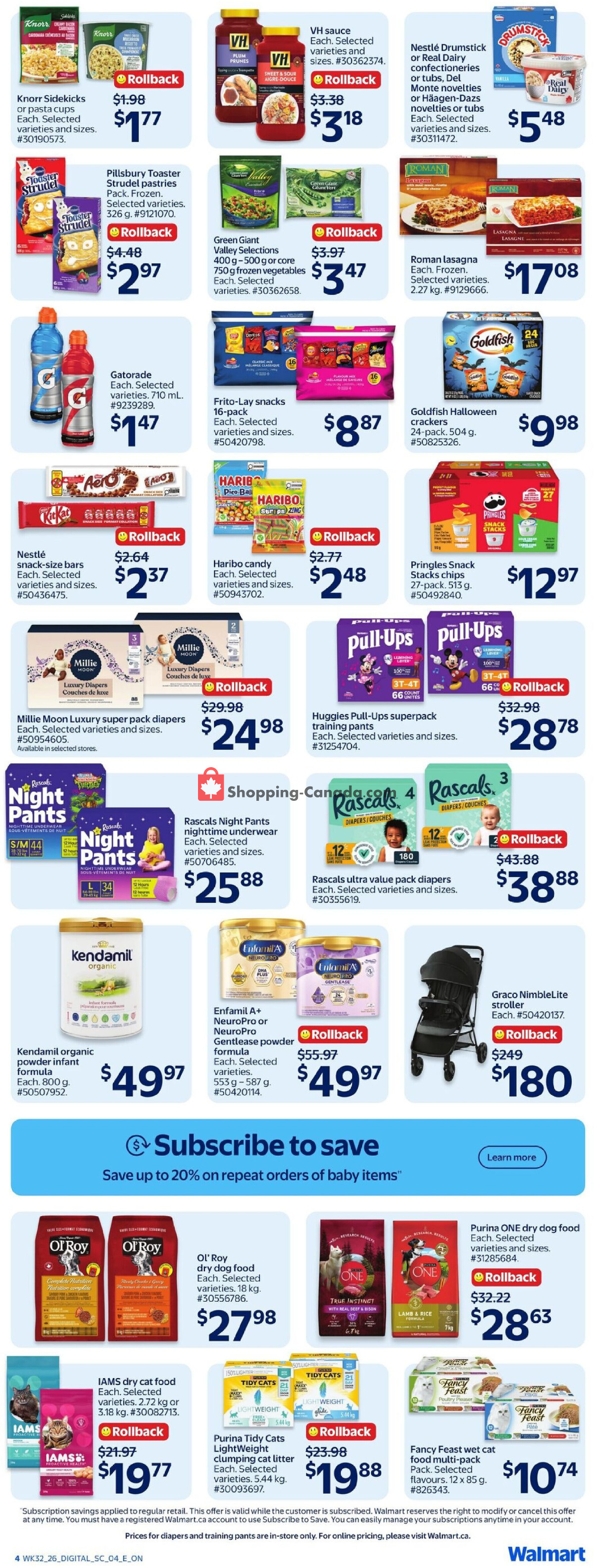 Walmart flyer from Thursday September 3, 2026 to Wednesday September 9, 2026 - page 8
