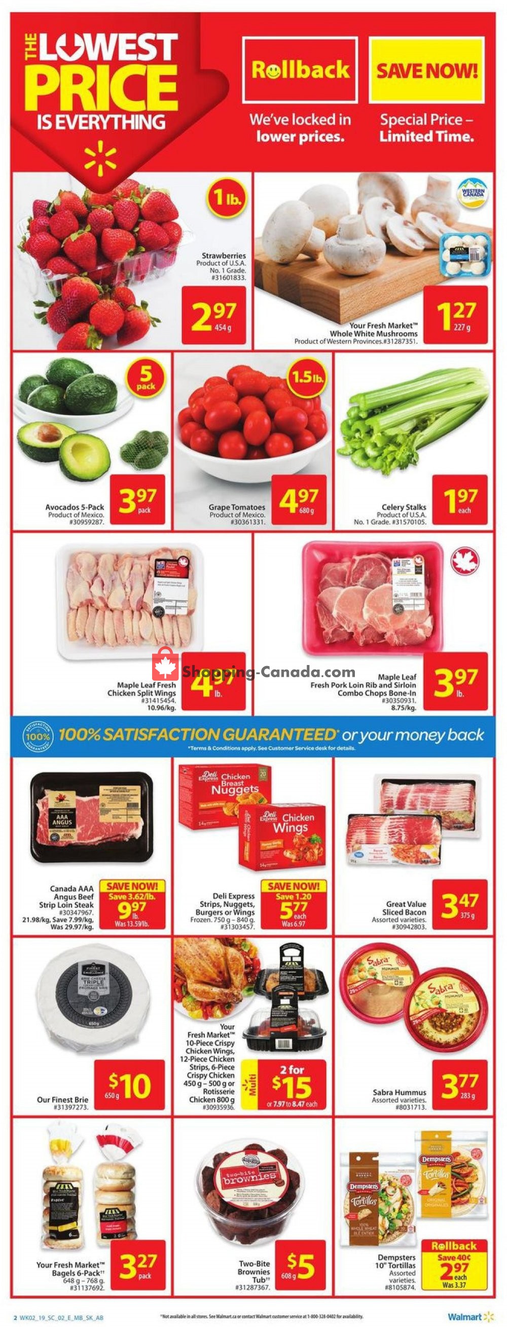 Walmart flyer from Thursday January 31, 2019 to Wednesday February 13, 2019 - page 2
