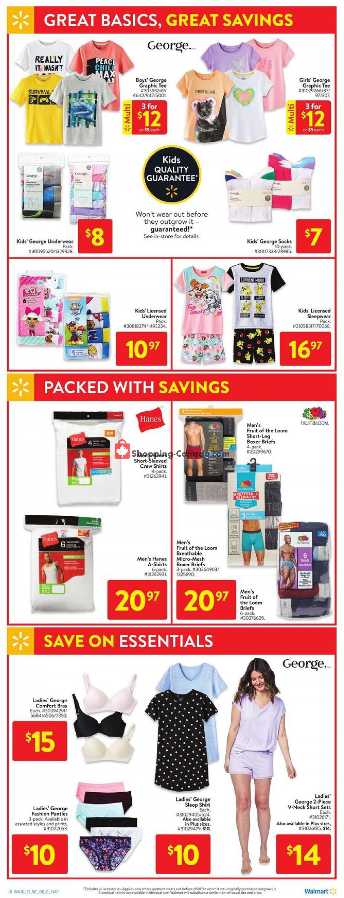 Walmart flyer from Thursday April 1, 2021 to Wednesday April 7, 2021 - page 14