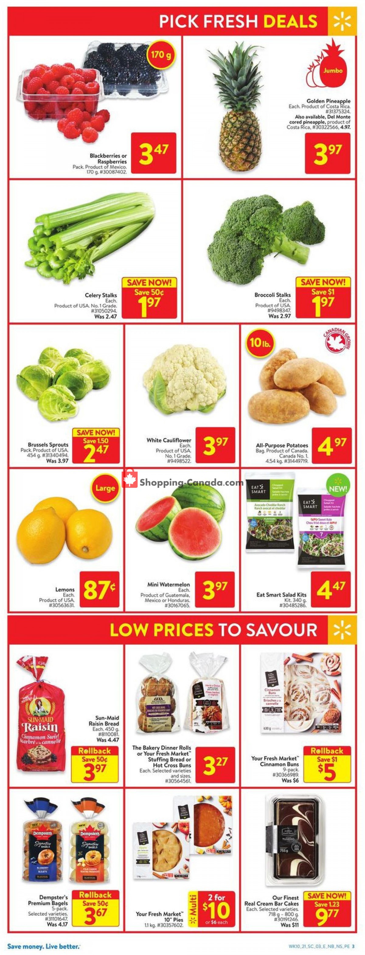 Walmart flyer from Thursday April 1, 2021 to Wednesday April 7, 2021 - page 3