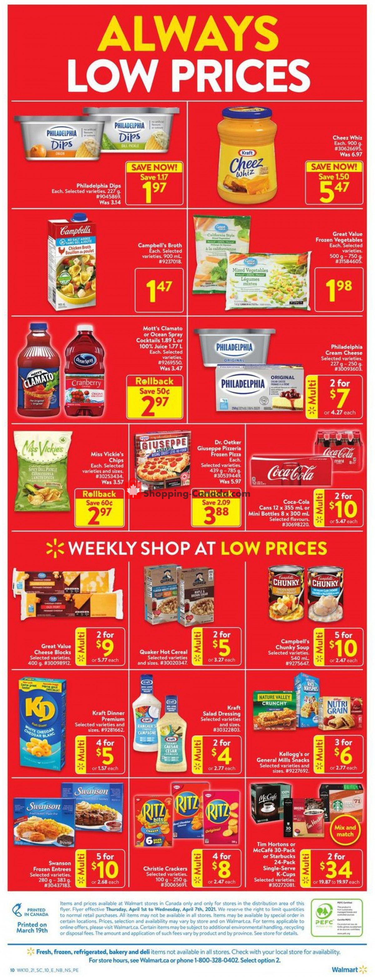 Walmart flyer from Thursday April 1, 2021 to Wednesday April 7, 2021 - page 4