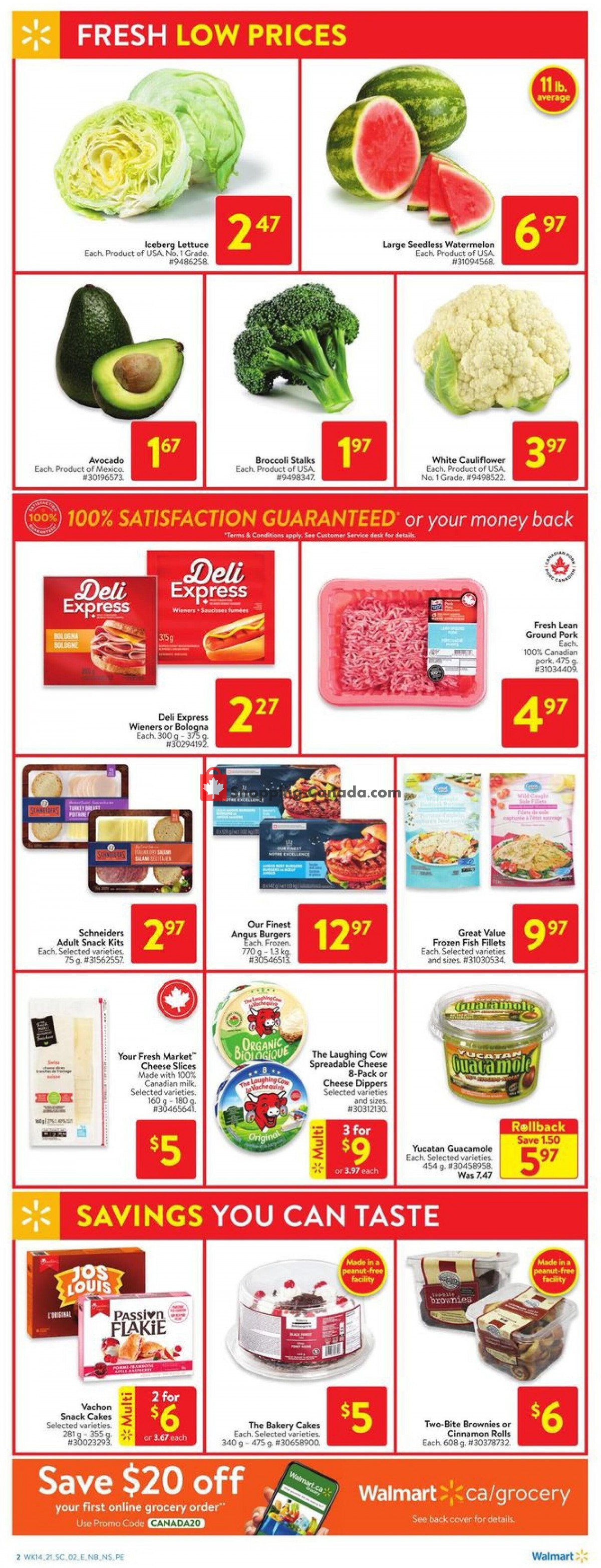 Walmart flyer from Thursday April 29, 2021 to Wednesday May 5, 2021 - page 2