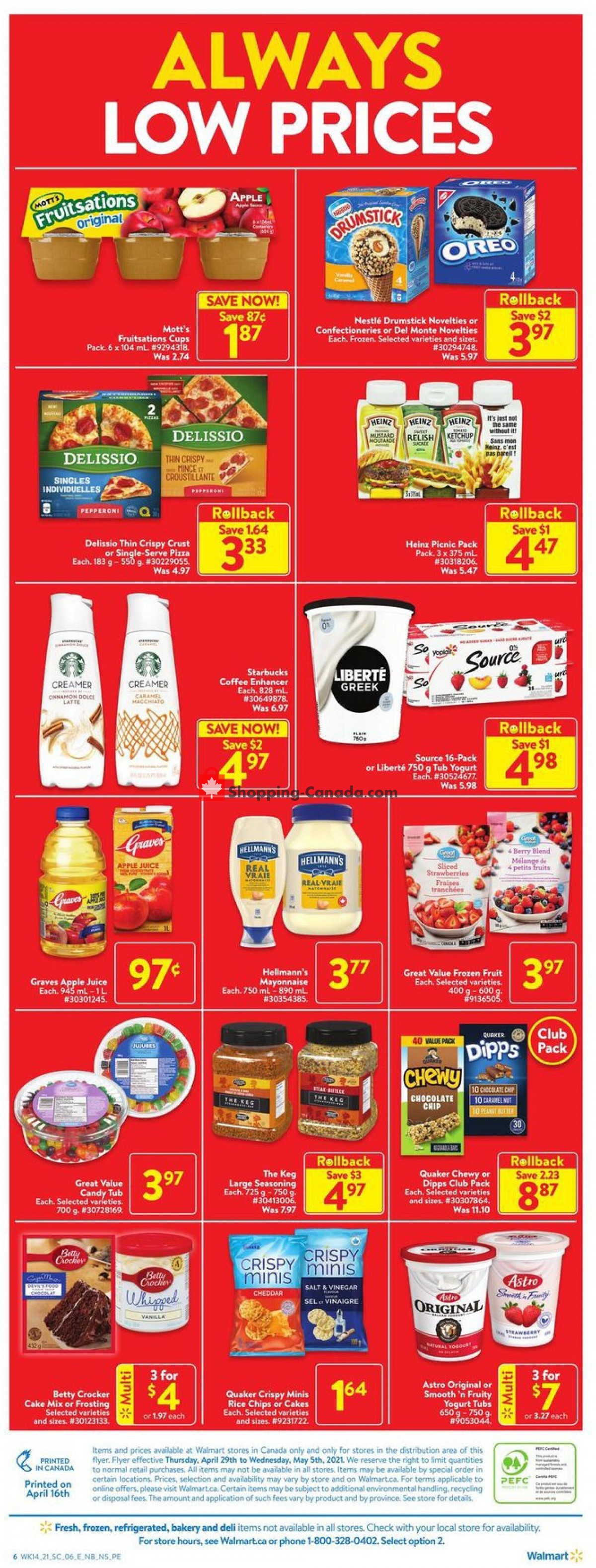 Walmart flyer from Thursday April 29, 2021 to Wednesday May 5, 2021 - page 3