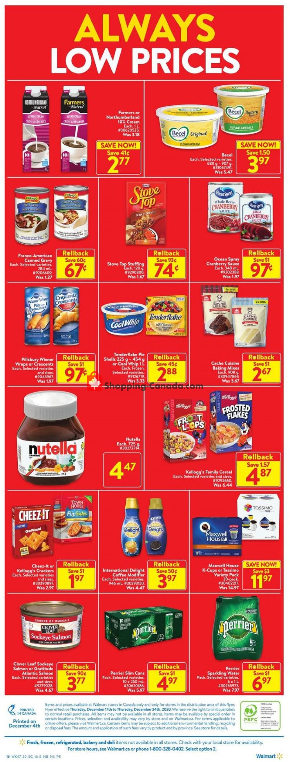 Walmart flyer from Thursday December 17, 2020 to Thursday December 24, 2020 - page 2