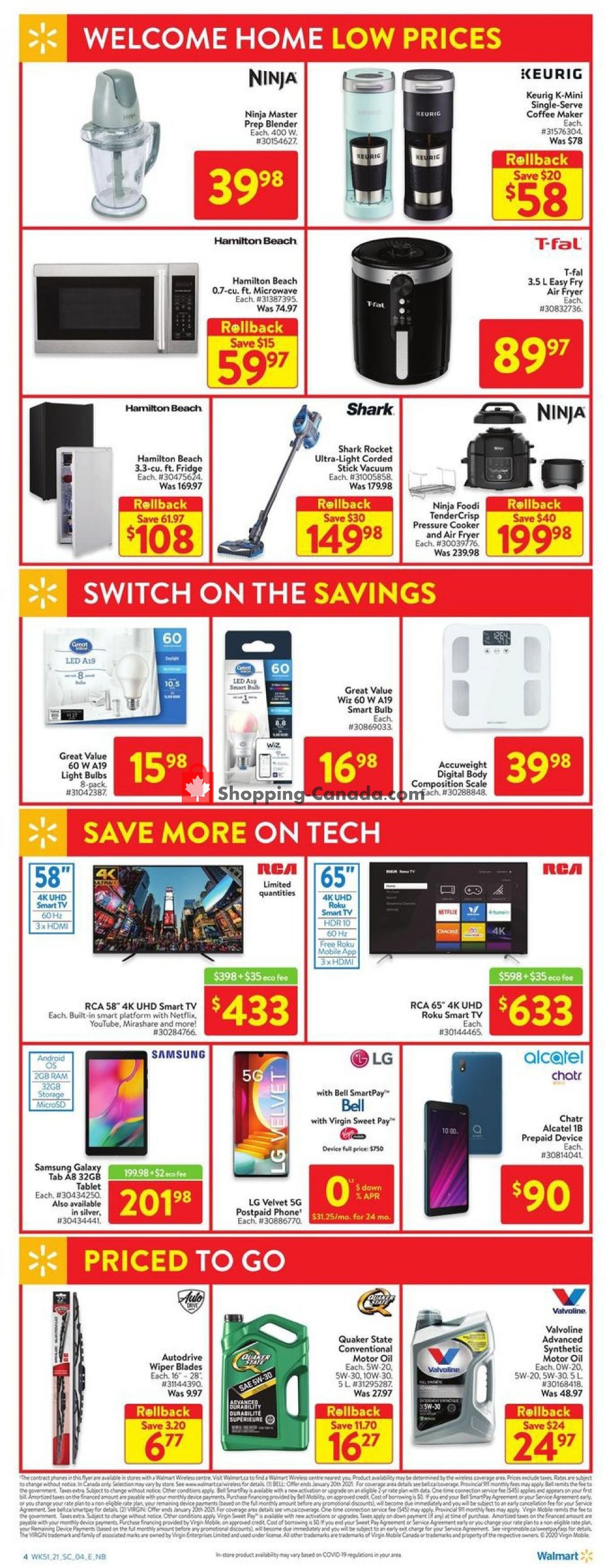 Walmart flyer from Thursday January 14, 2021 to Wednesday January 20, 2021 - page 14