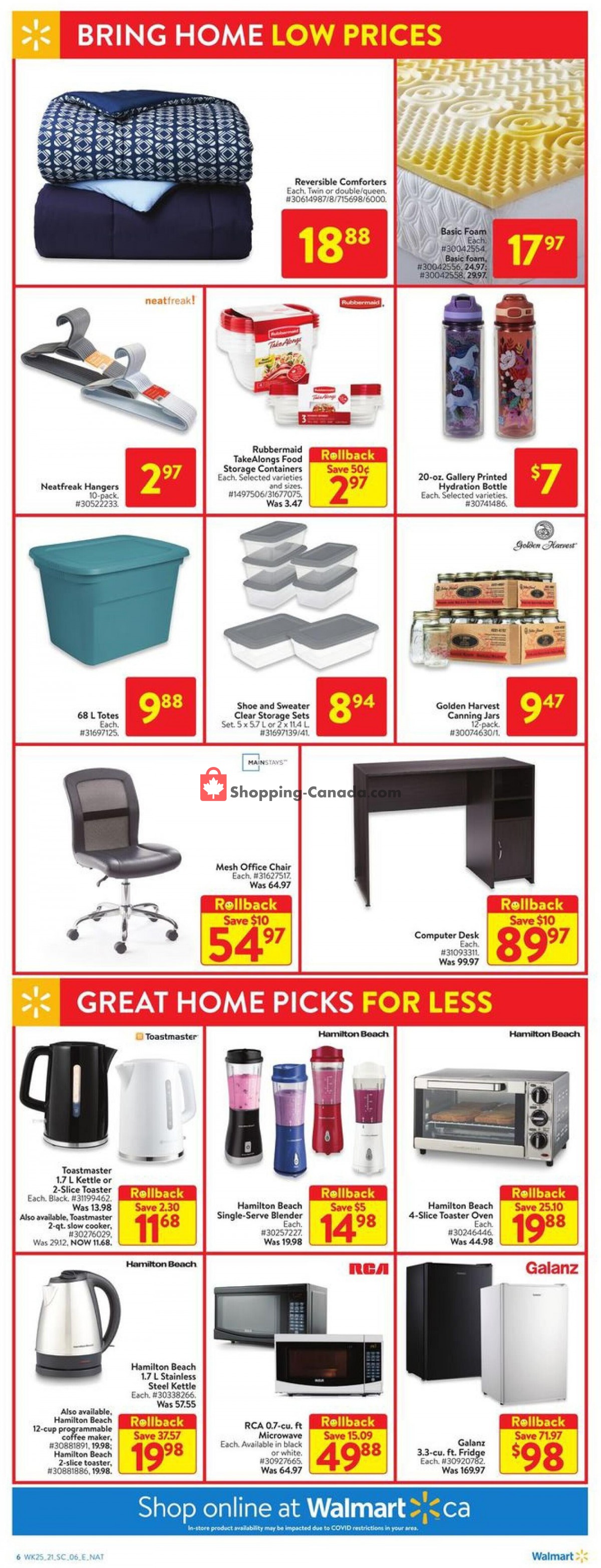 Walmart flyer from Thursday July 15, 2021 to Wednesday July 21, 2021 - page 15