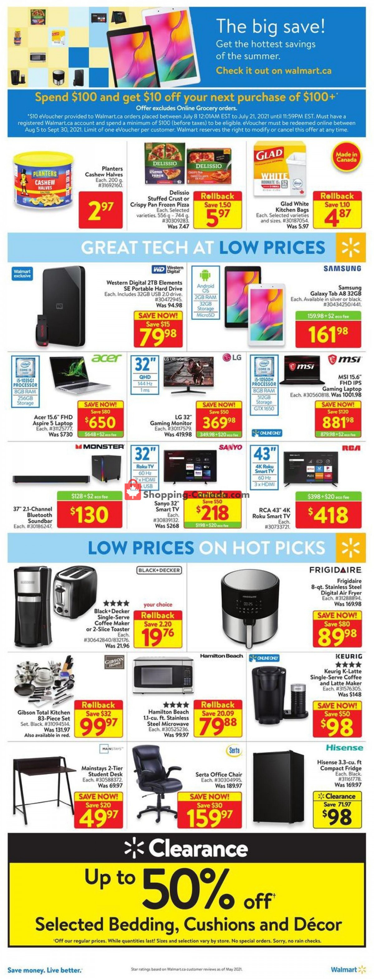 Walmart flyer from Thursday July 15, 2021 to Wednesday July 21, 2021 - page 17