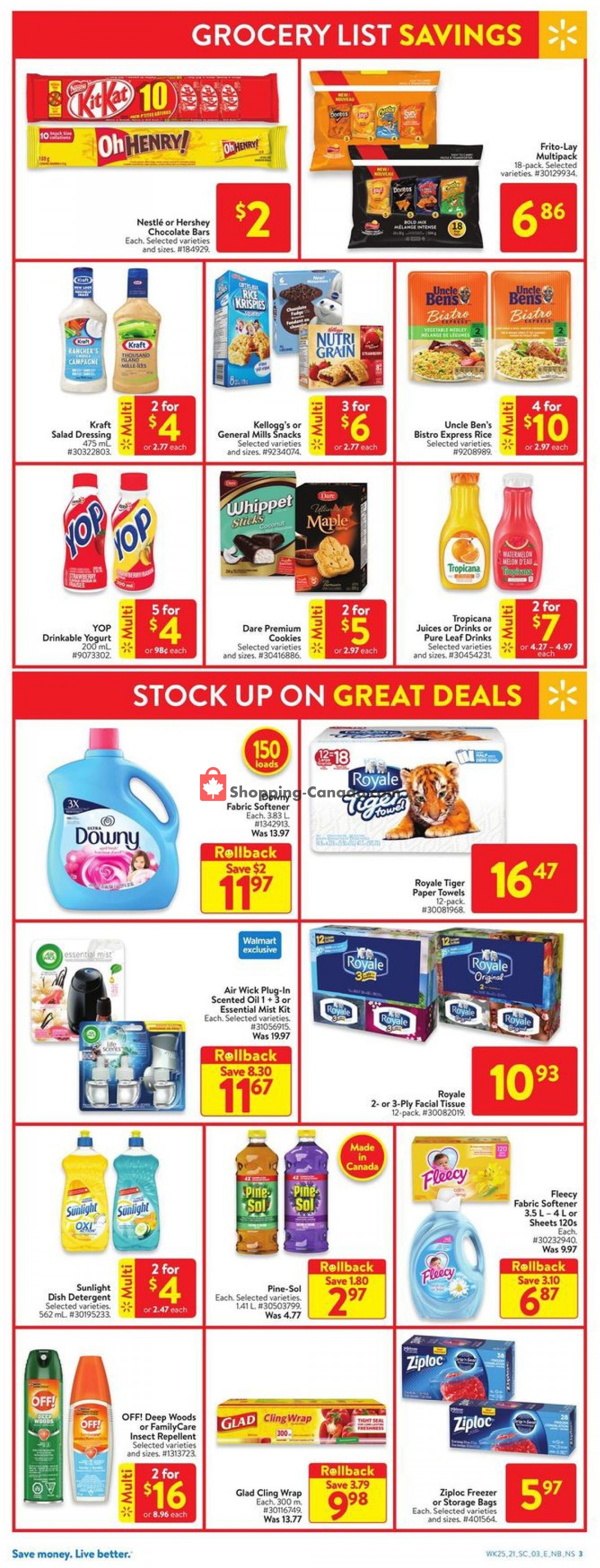 Walmart flyer from Thursday July 15, 2021 to Wednesday July 21, 2021 - page 4
