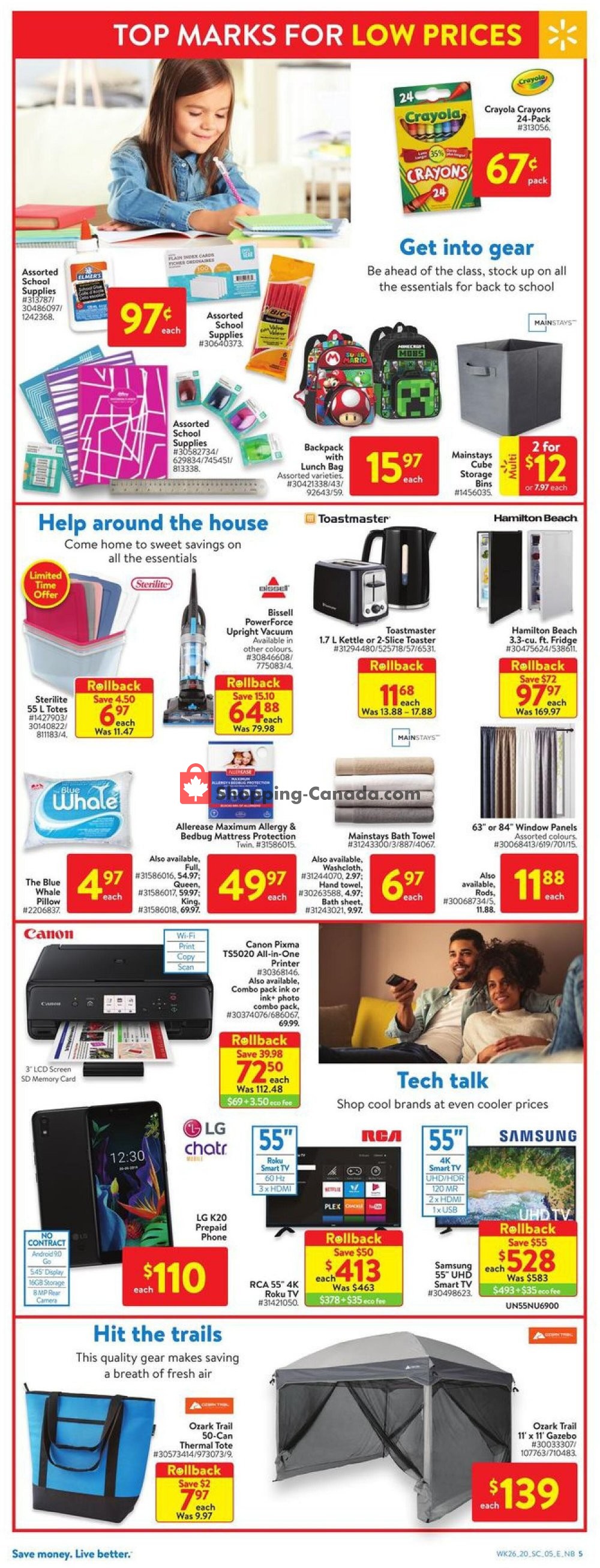Walmart flyer from Thursday July 23, 2020 to Wednesday July 29, 2020 - page 7