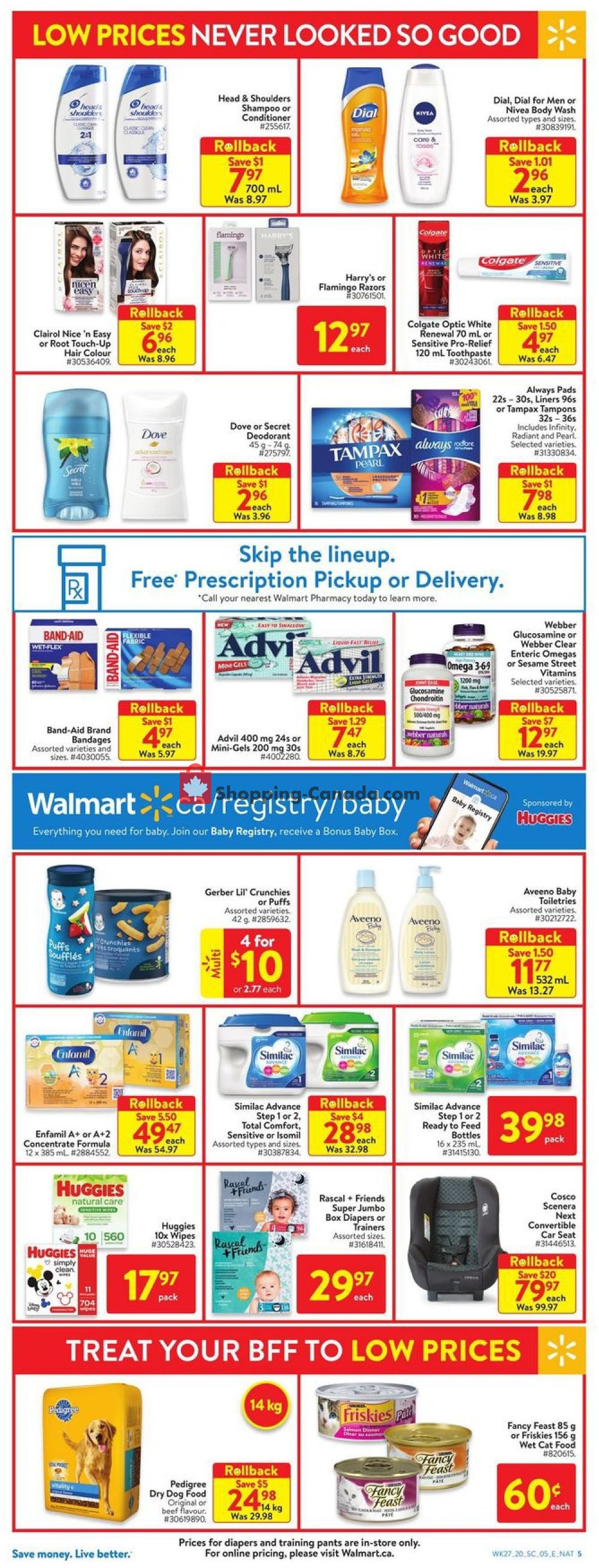 Walmart flyer from Thursday July 30, 2020 to Wednesday August 5, 2020 - page 10