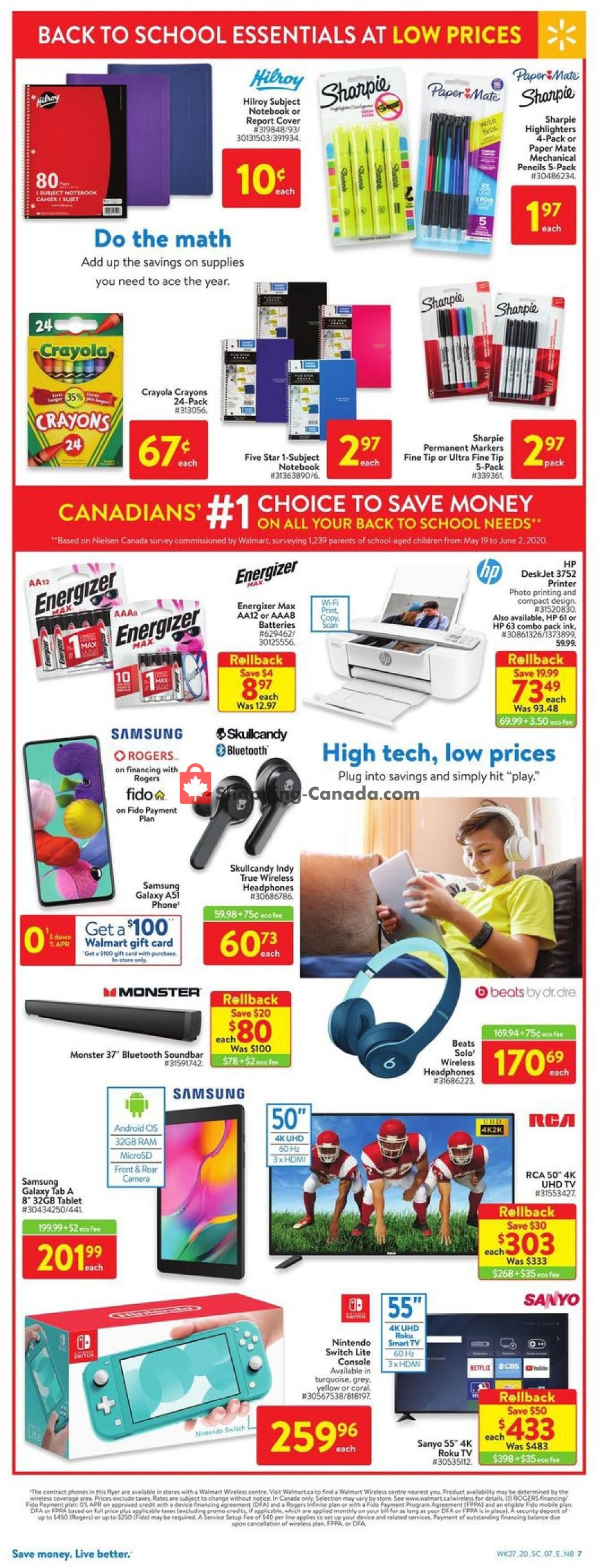 Walmart flyer from Thursday July 30, 2020 to Wednesday August 5, 2020 - page 16