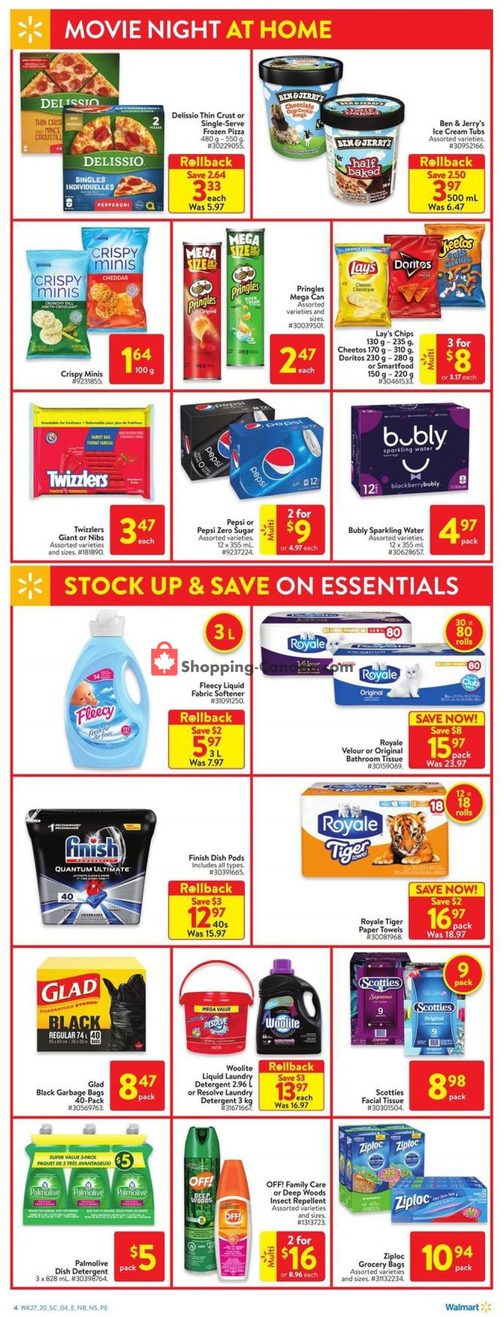 Walmart flyer from Thursday July 30, 2020 to Wednesday August 5, 2020 - page 8
